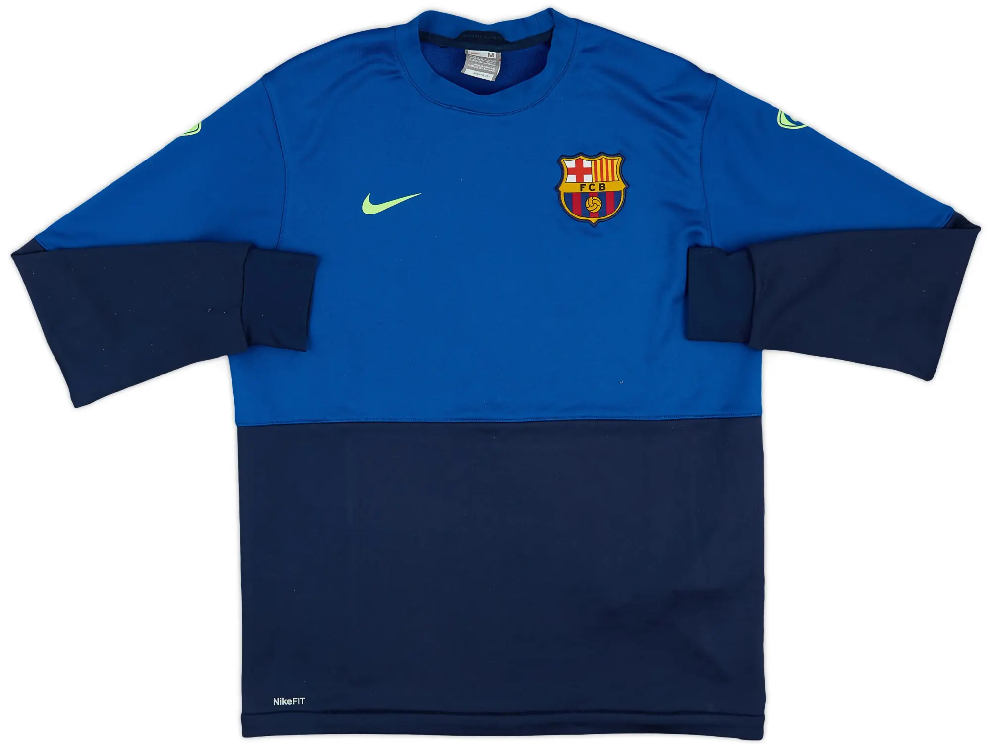 2009-10 Barcelona Nike Sweat Top - 7/10 - (M)