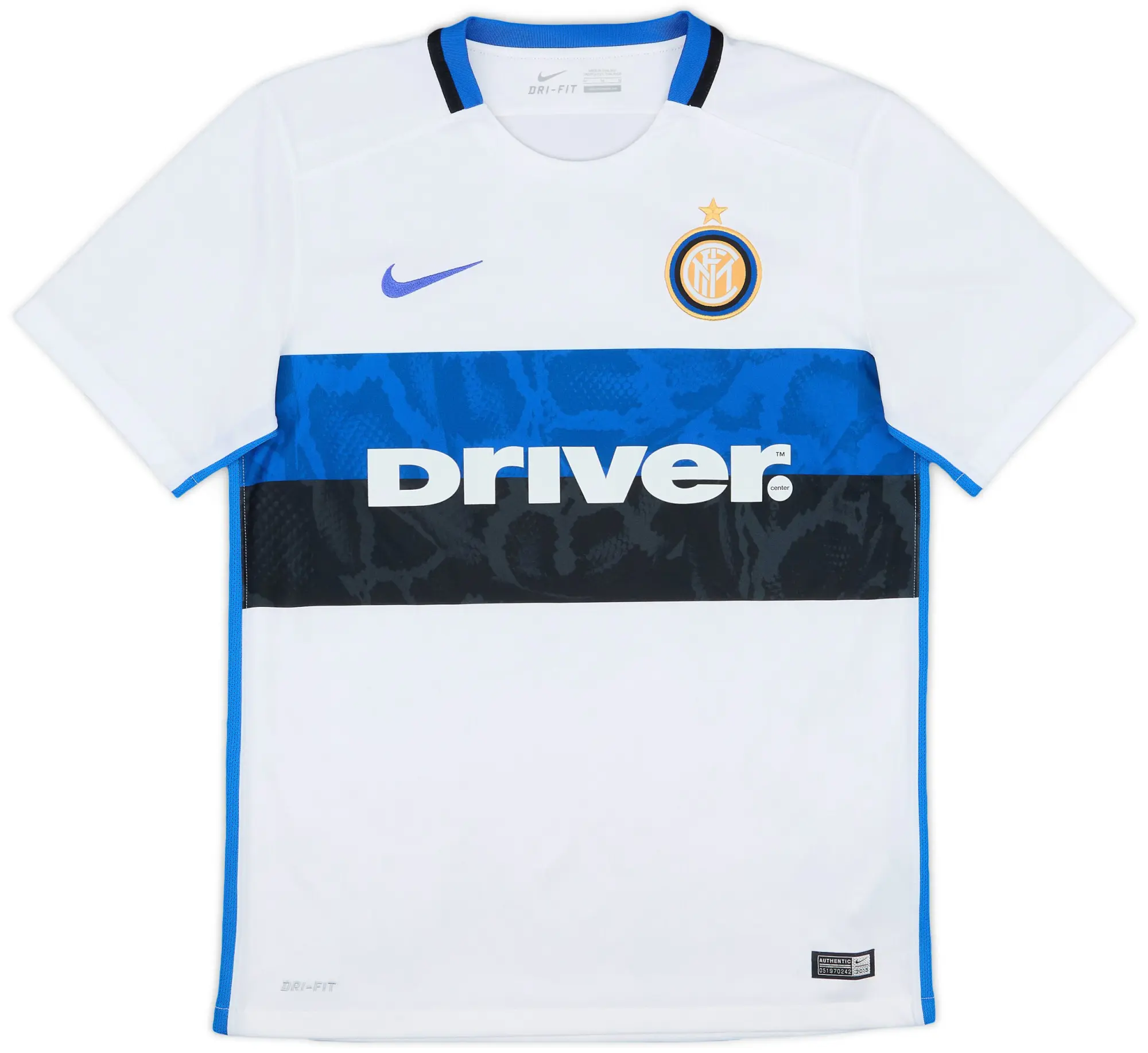 Nike 2015-16 Inter Milan Away Shirt - 8/10 - (M)