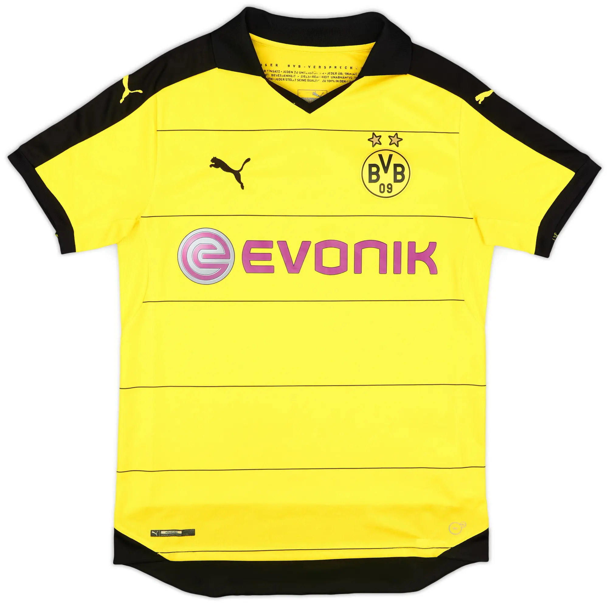 Puma 2015-16 Borussia Dortmund Home Shirt - 5/10 - (M)