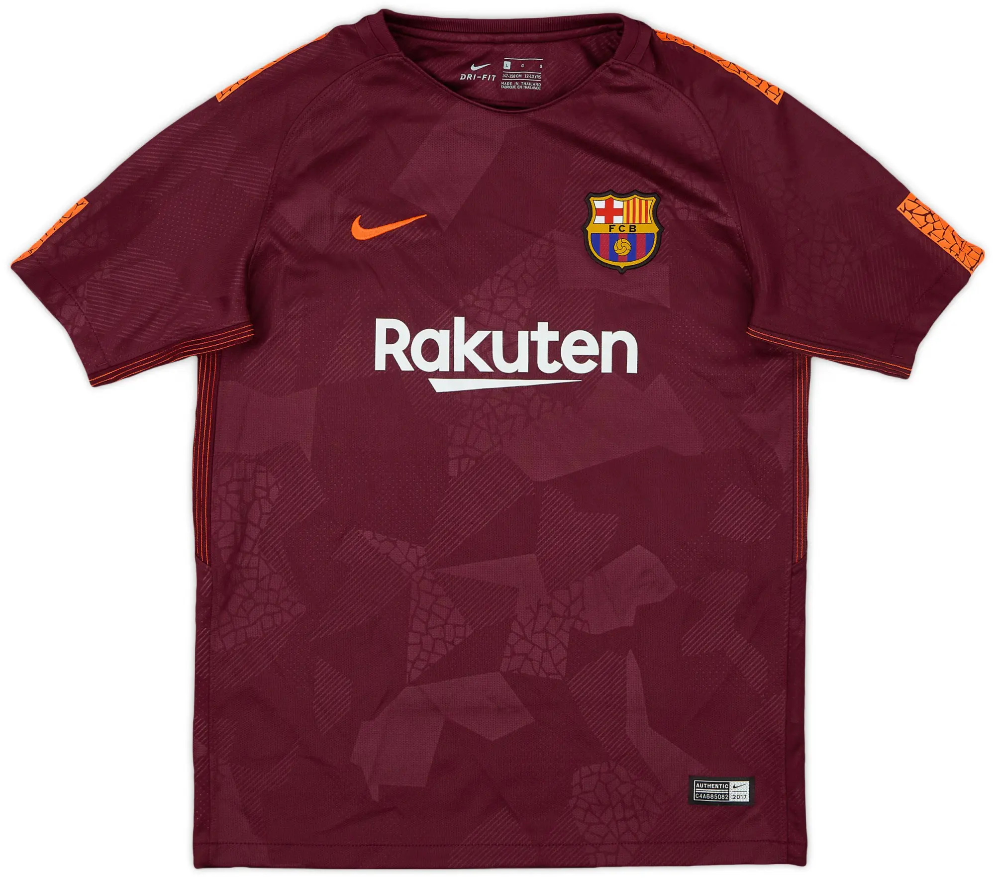 Nike 2017-18 Barcelona Third Shirt - 9/10 - (L.Boys)