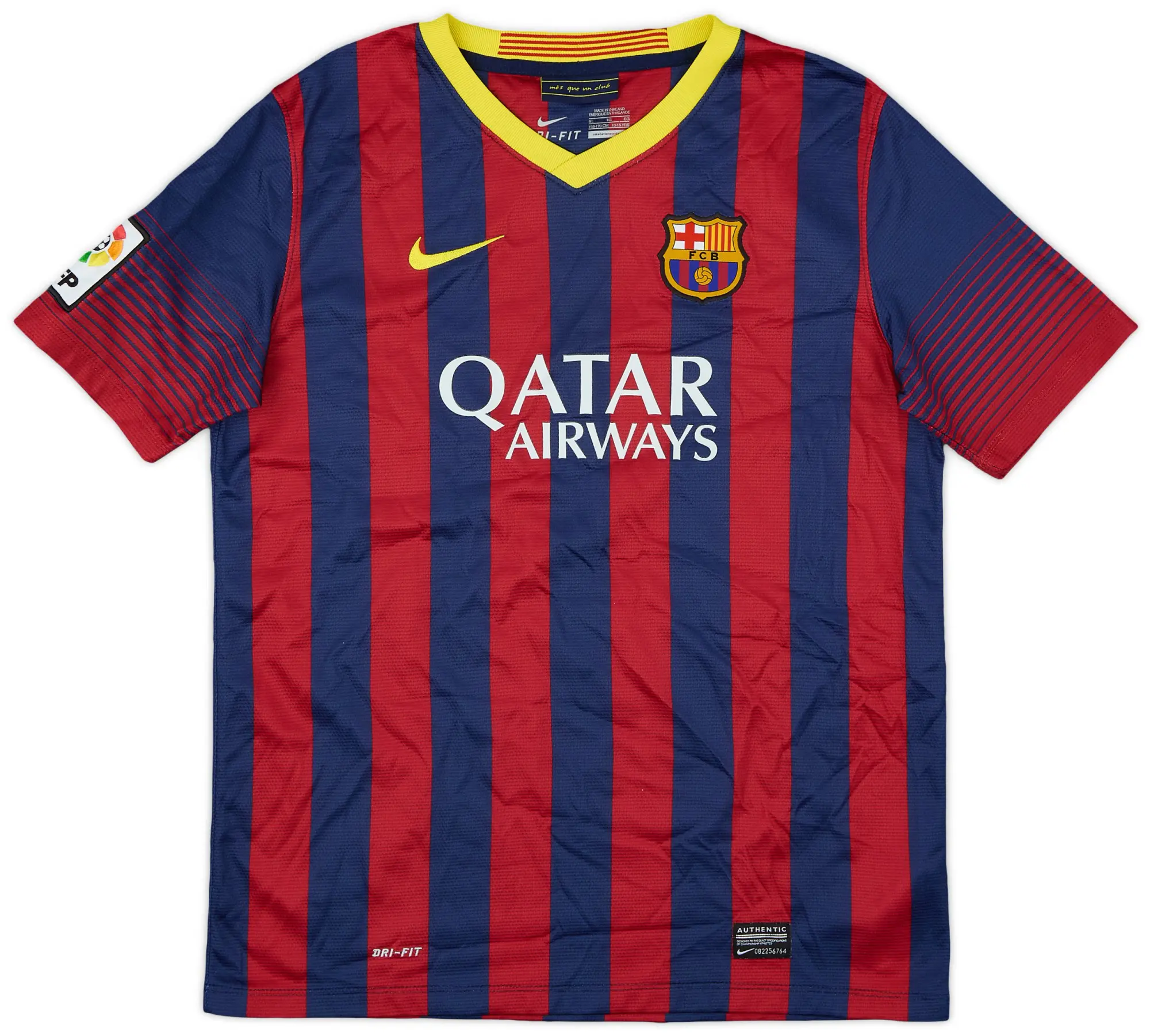 Nike 2013-14 Barcelona Home Shirt - 7/10 - (XL.Boys)