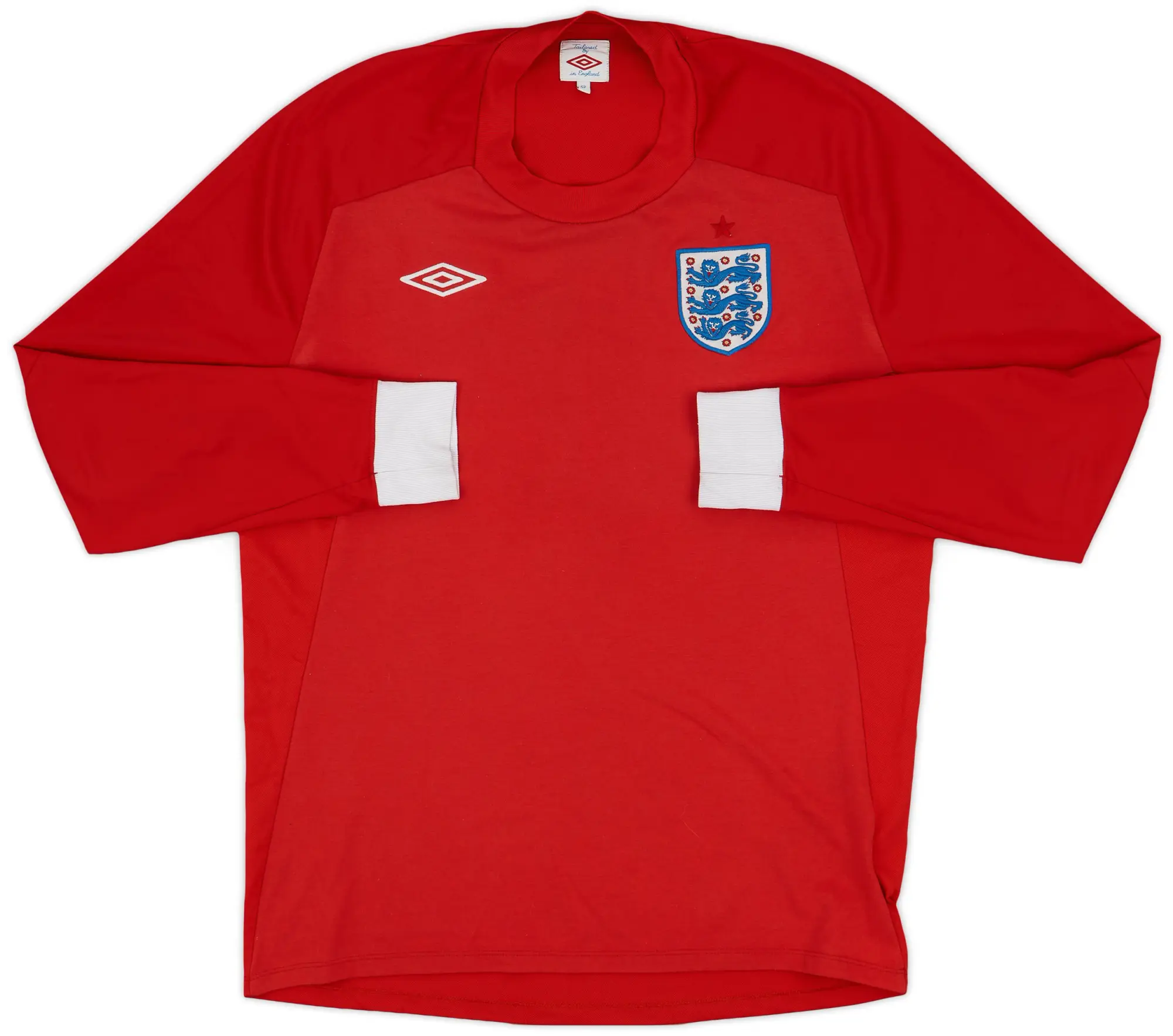 Umbro 2010-11 England Away L/S Shirt - 6/10 - (L)