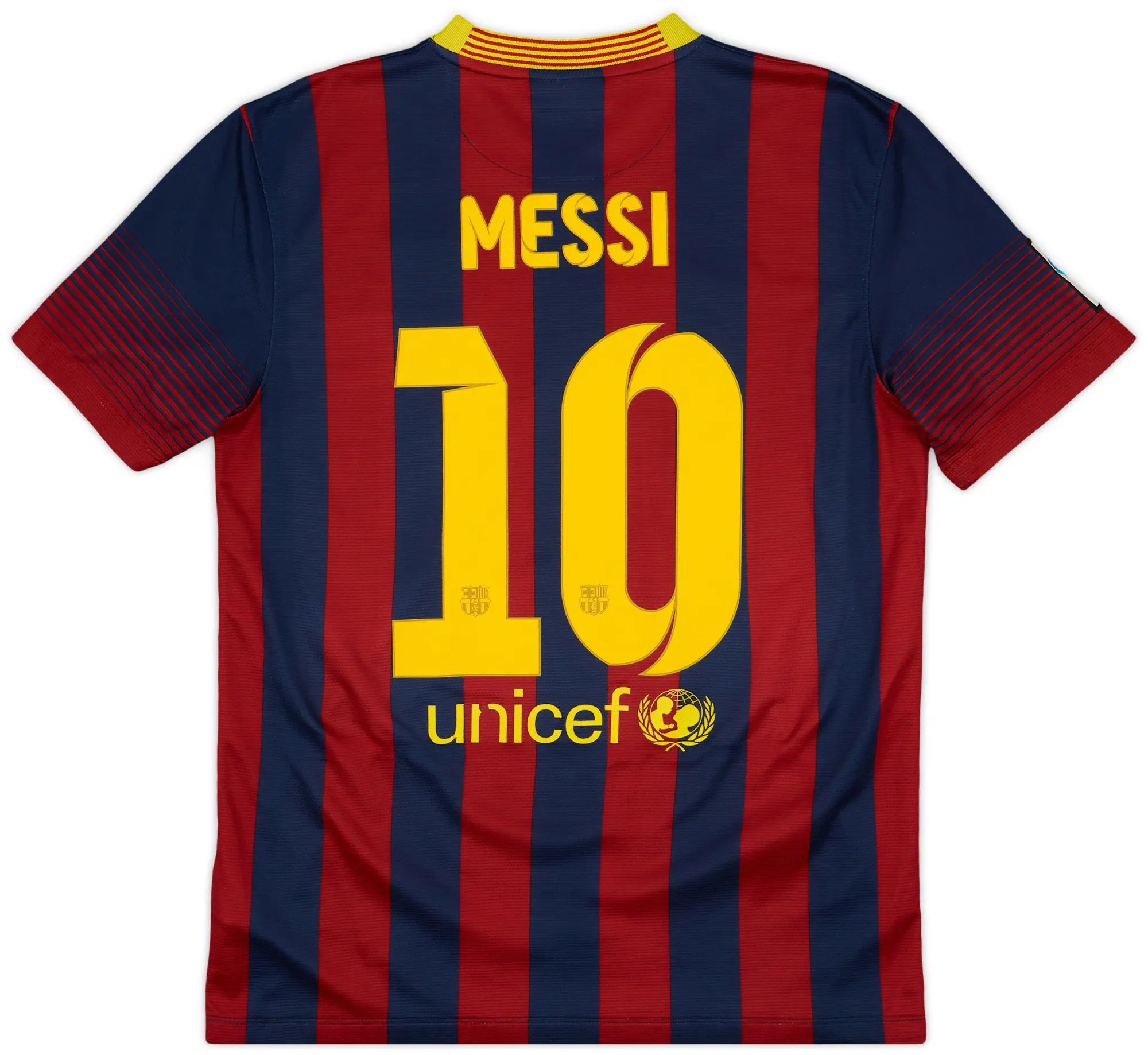 Nike 2013-14 Barcelona Home Shirt Messi #10 - 7/10 - (M)