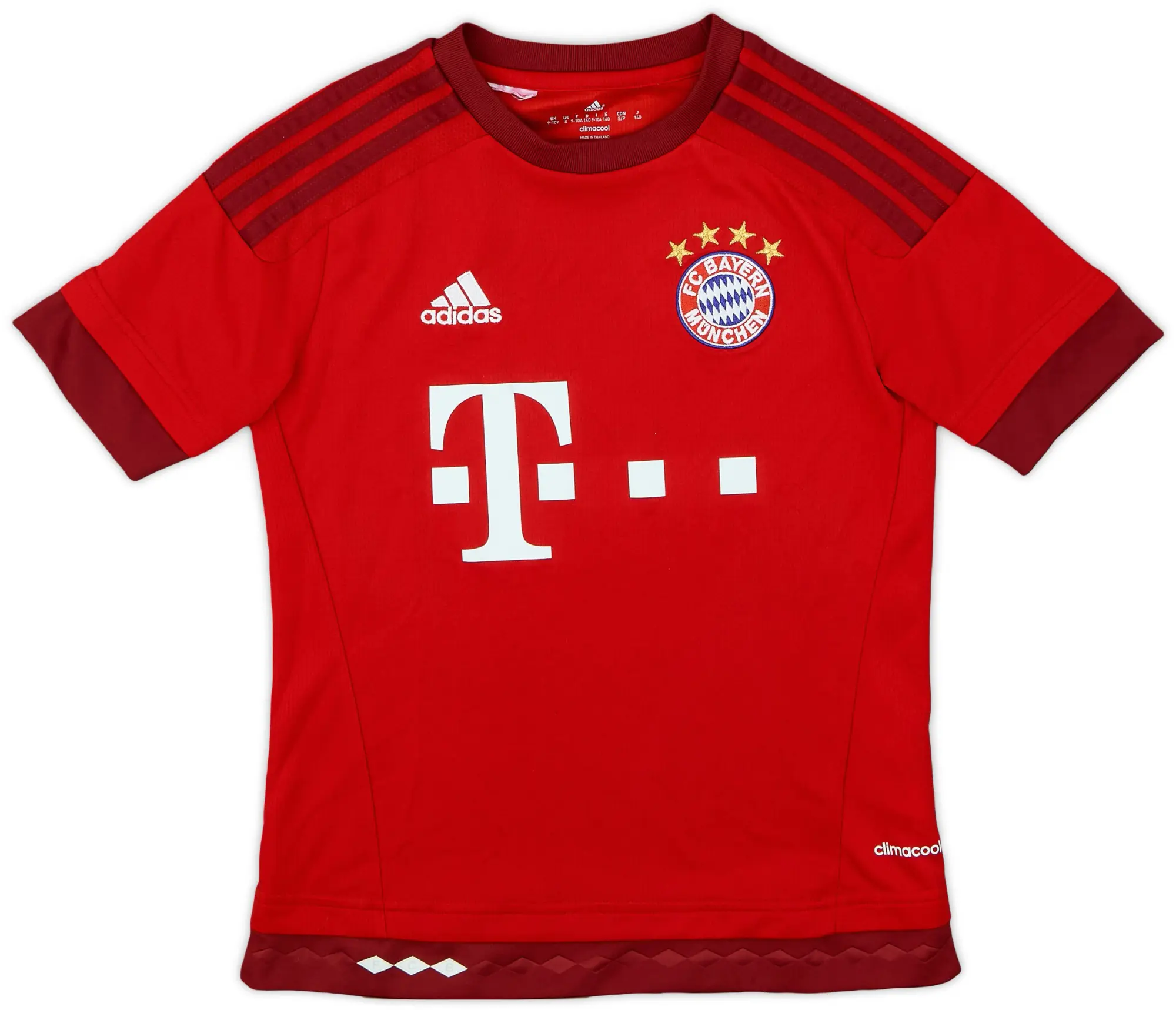 adidas 2015-16 Bayern Munich Home Shirt - 9/10 - (S.Boys)