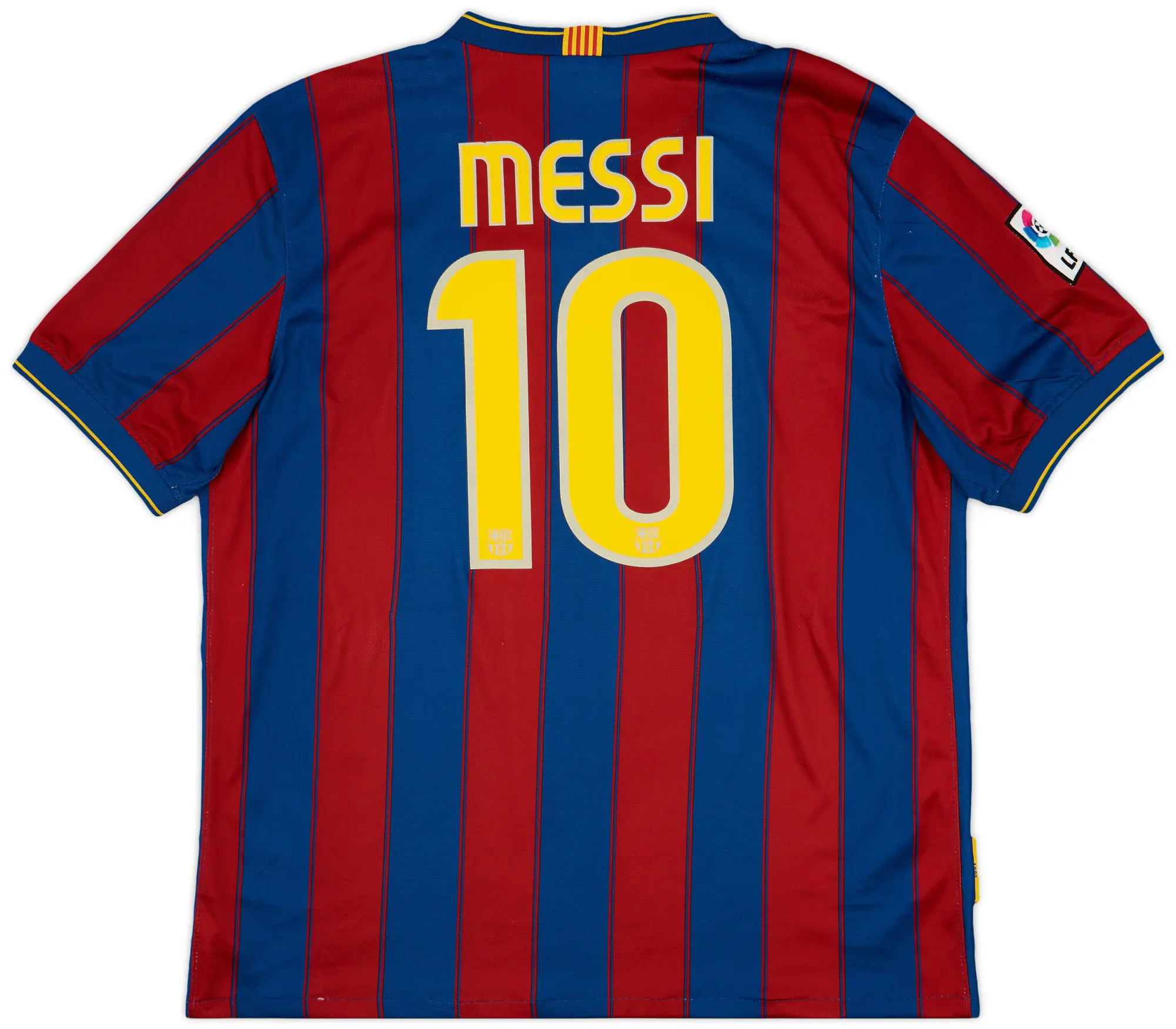 Nike 2009-10 Barcelona Home Shirt Messi #10 - 7/10 - (XL)