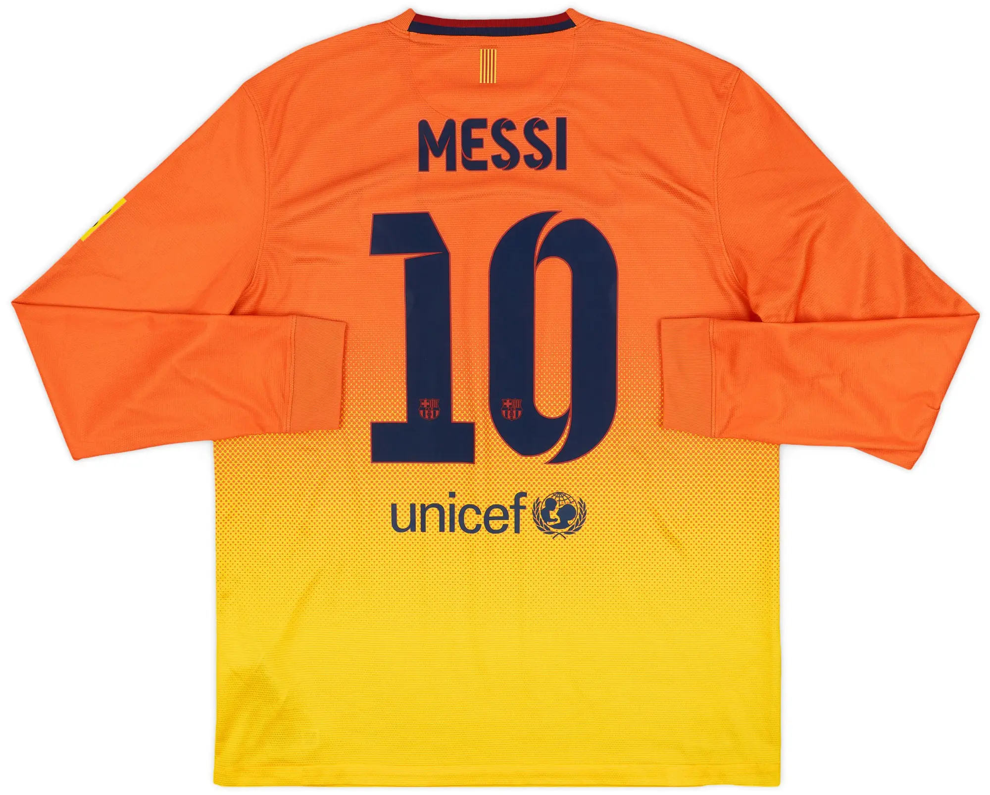 Nike 2012-13 Barcelona Away L/S Shirt Messi #10 - 7/10 - (L)