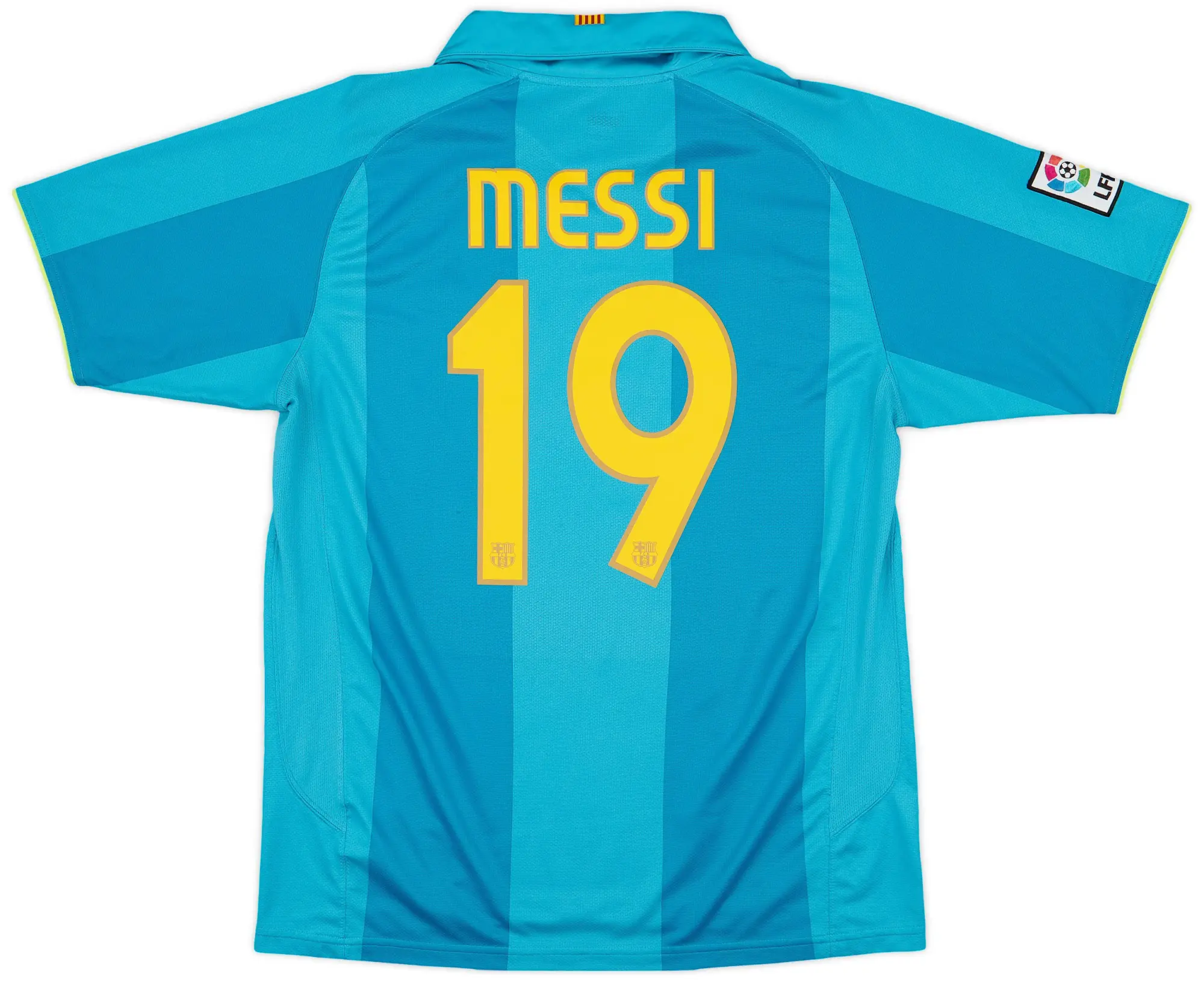 Nike 2007-09 Barcelona Away Shirt Messi #10 - 8/10 - (L)