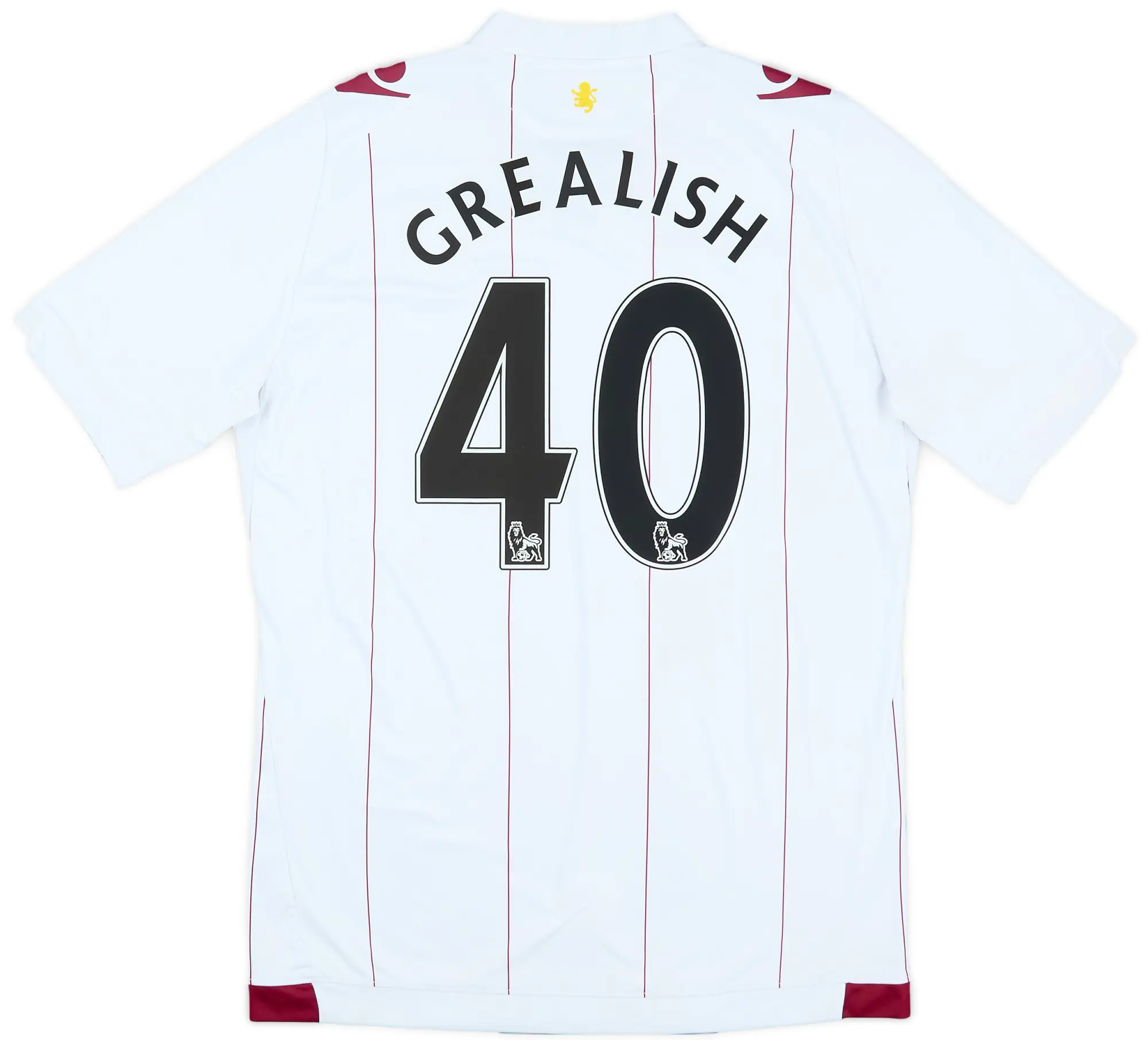 Macron 2014-15 Aston Villa Away Shirt Grealish #40 - 7/10 - (L)