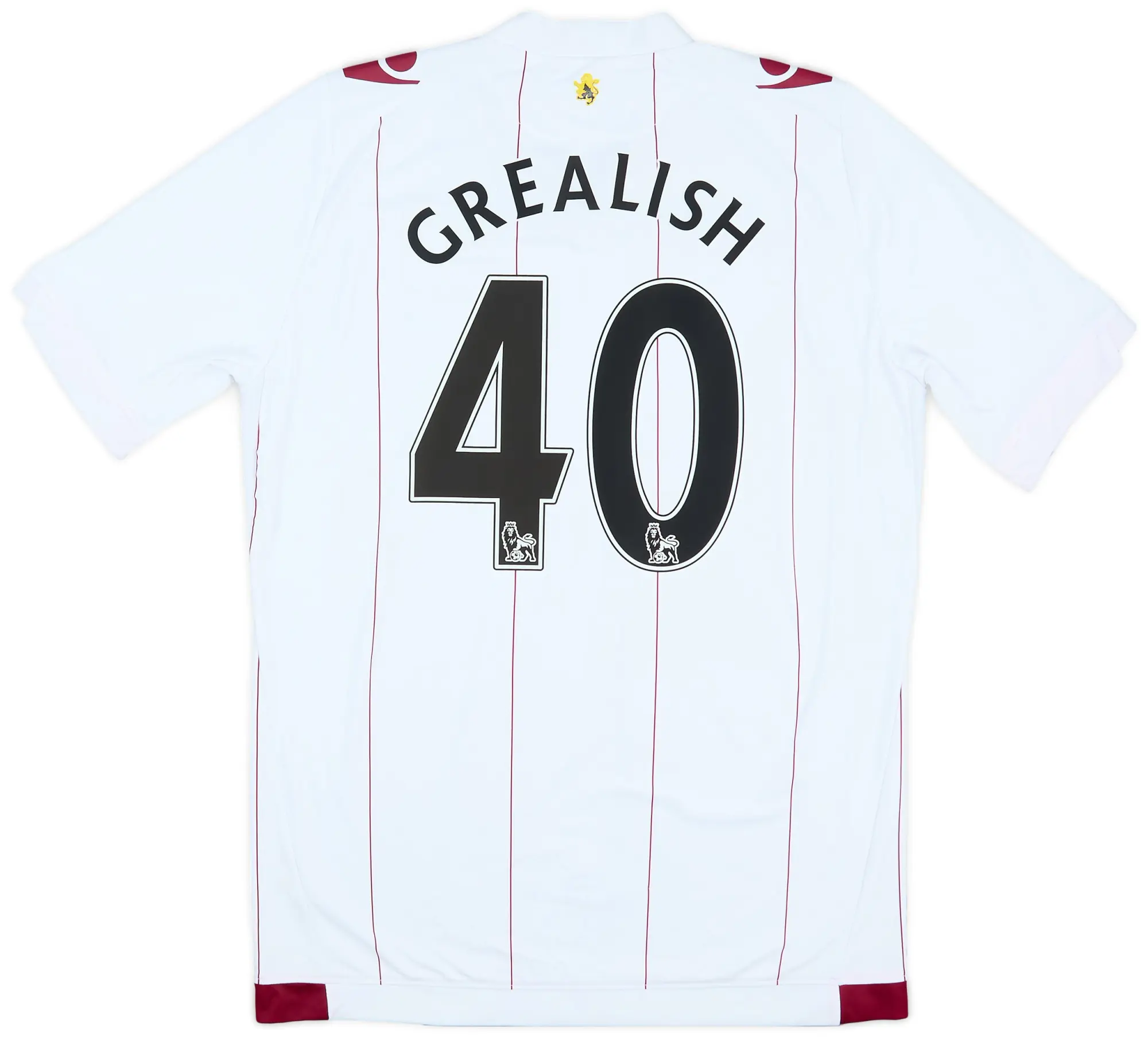 Macron 2014-15 Aston Villa Away Shirt Grealish #40 - 5/10 - (L)