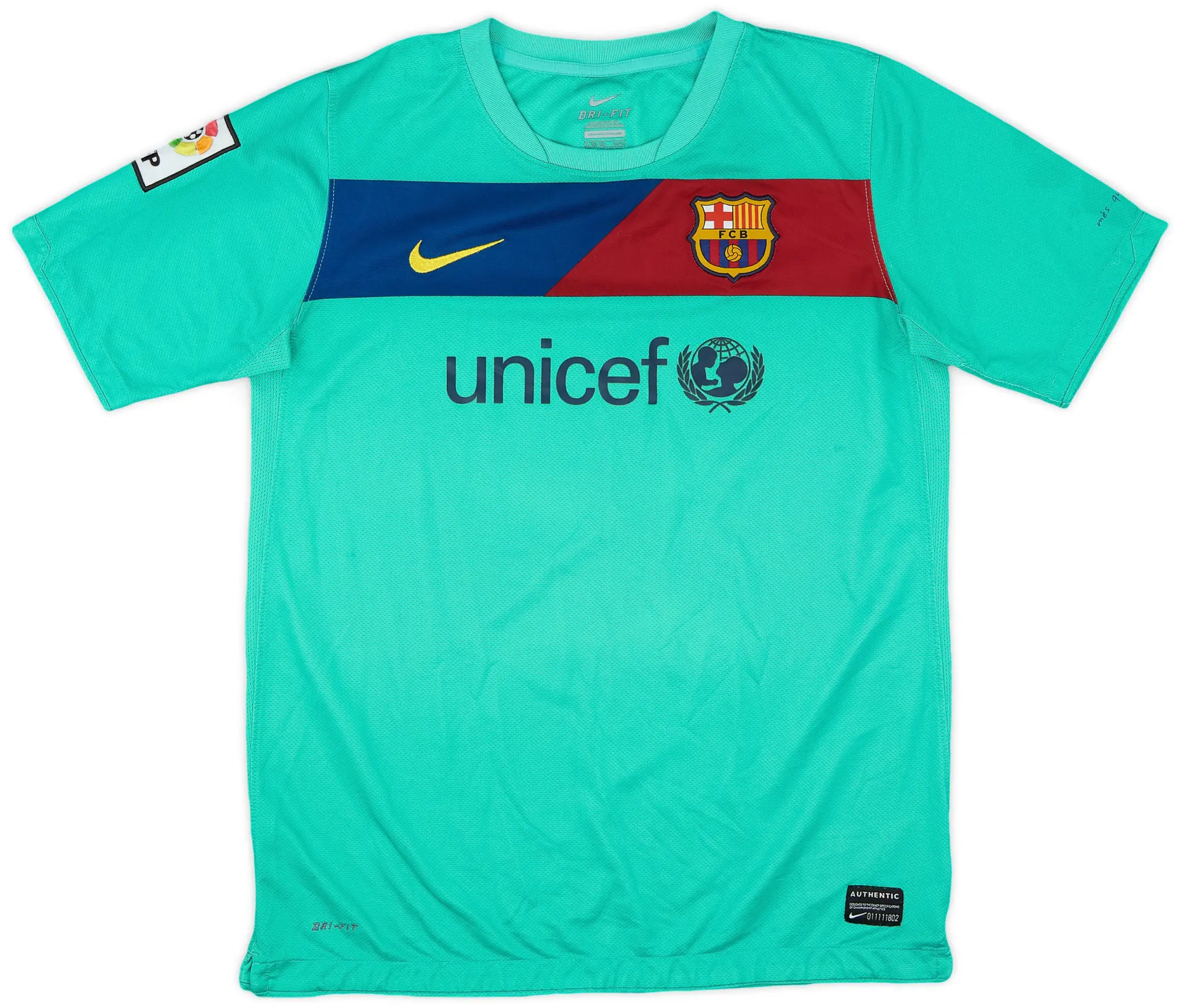 Nike 2010-11 Barcelona Away Shirt - 6/10 - (XL.Boys)