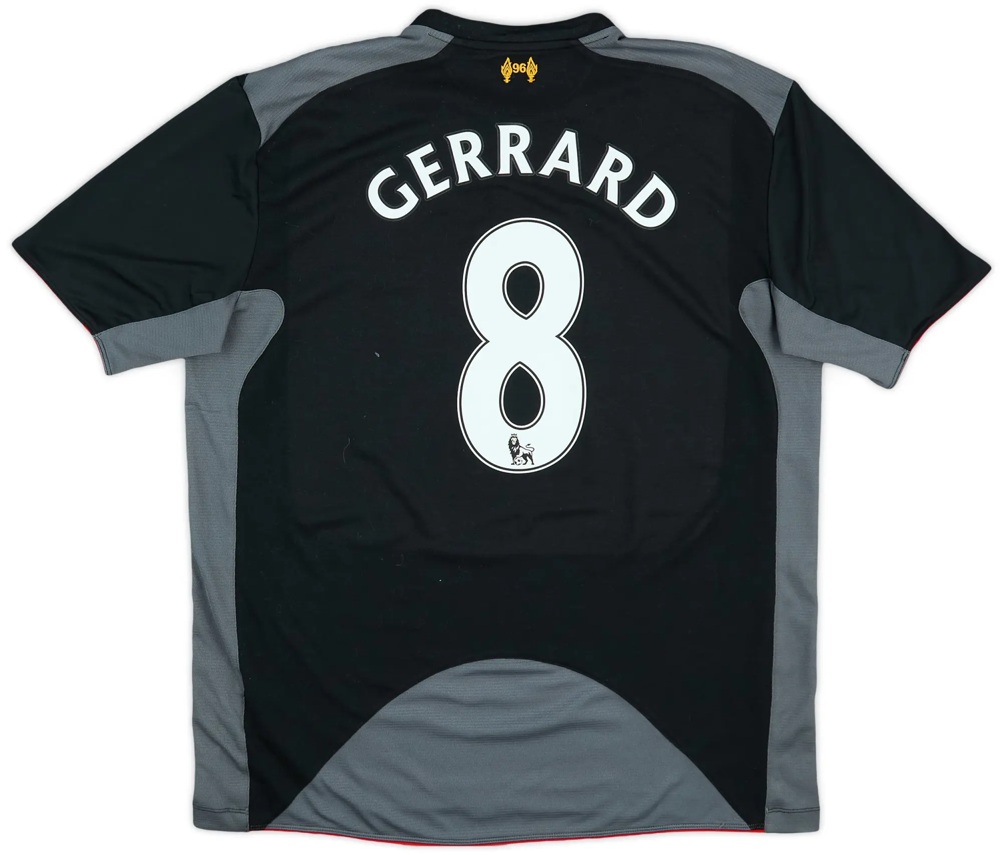 2012-13 Liverpool Away Shirt Gerrard #8 - 7/10 - (XL)