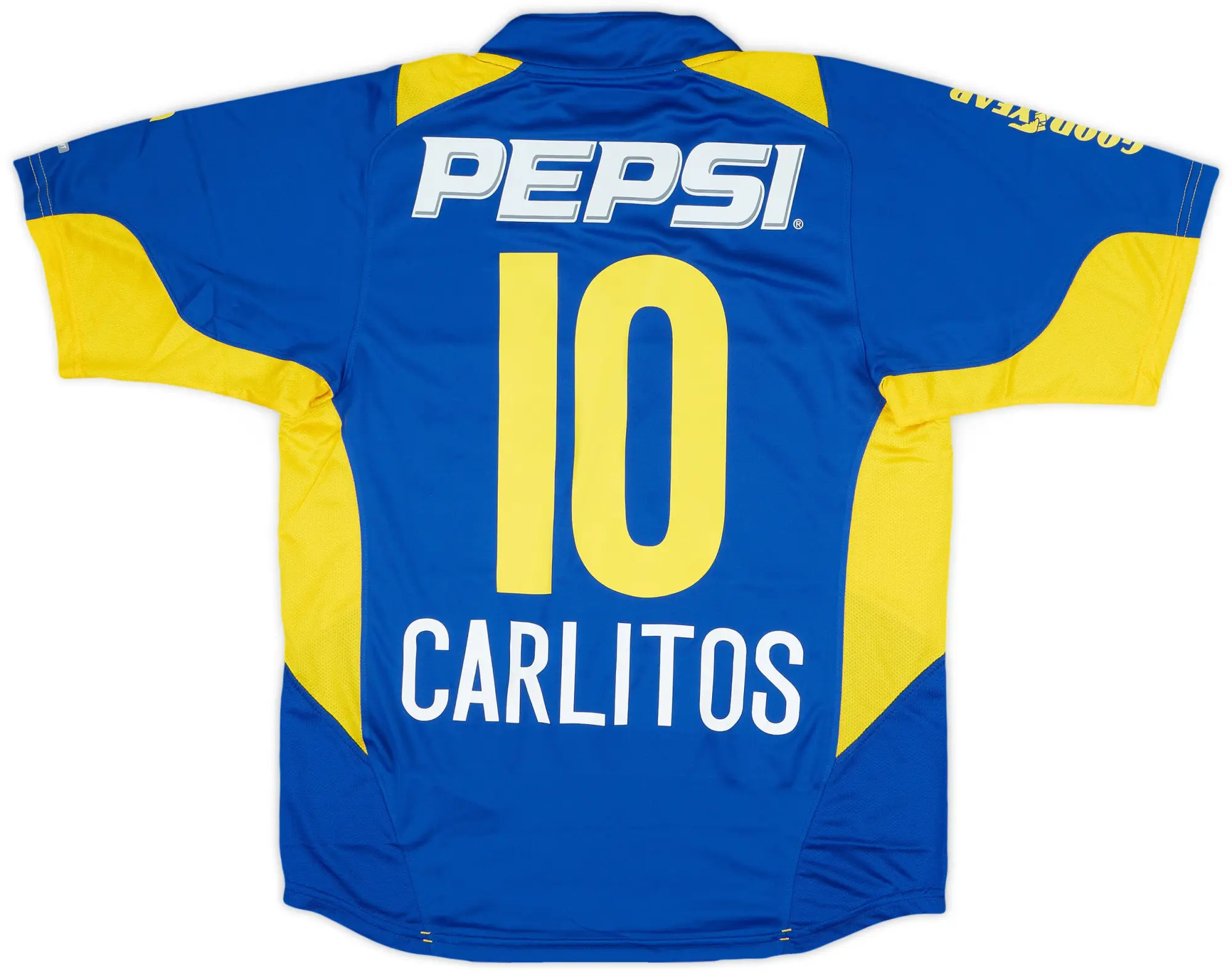 Nike 2004-05 Boca Juniors Home Shirt Carlitos #10 (S)