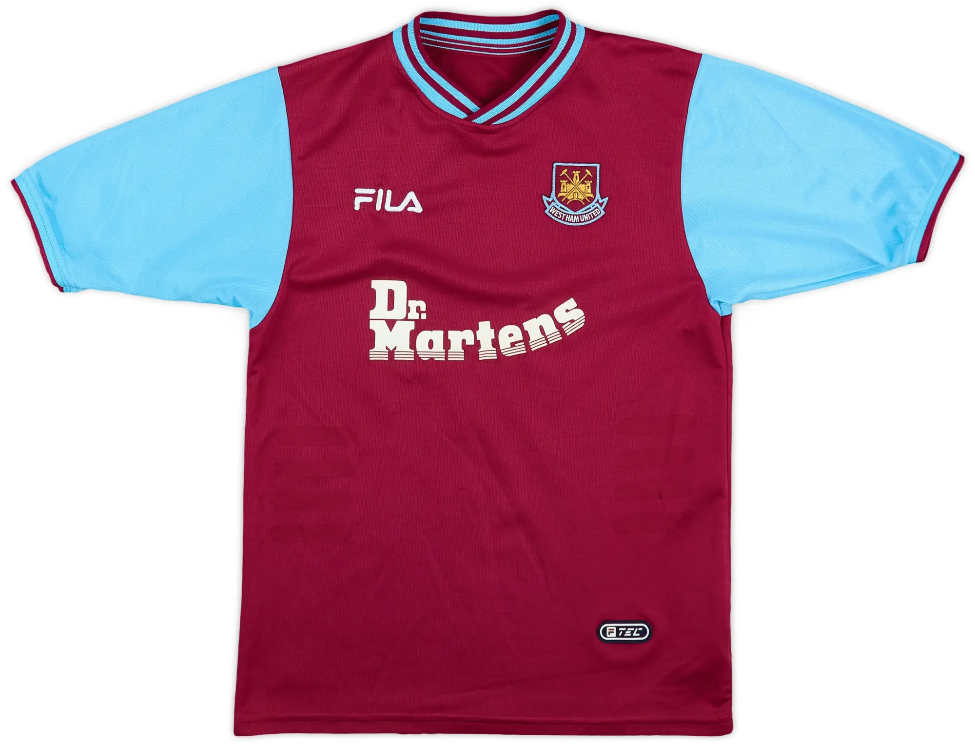 Fila 2001-03 West Ham Home Shirt - 8/10 - (L.Boys)