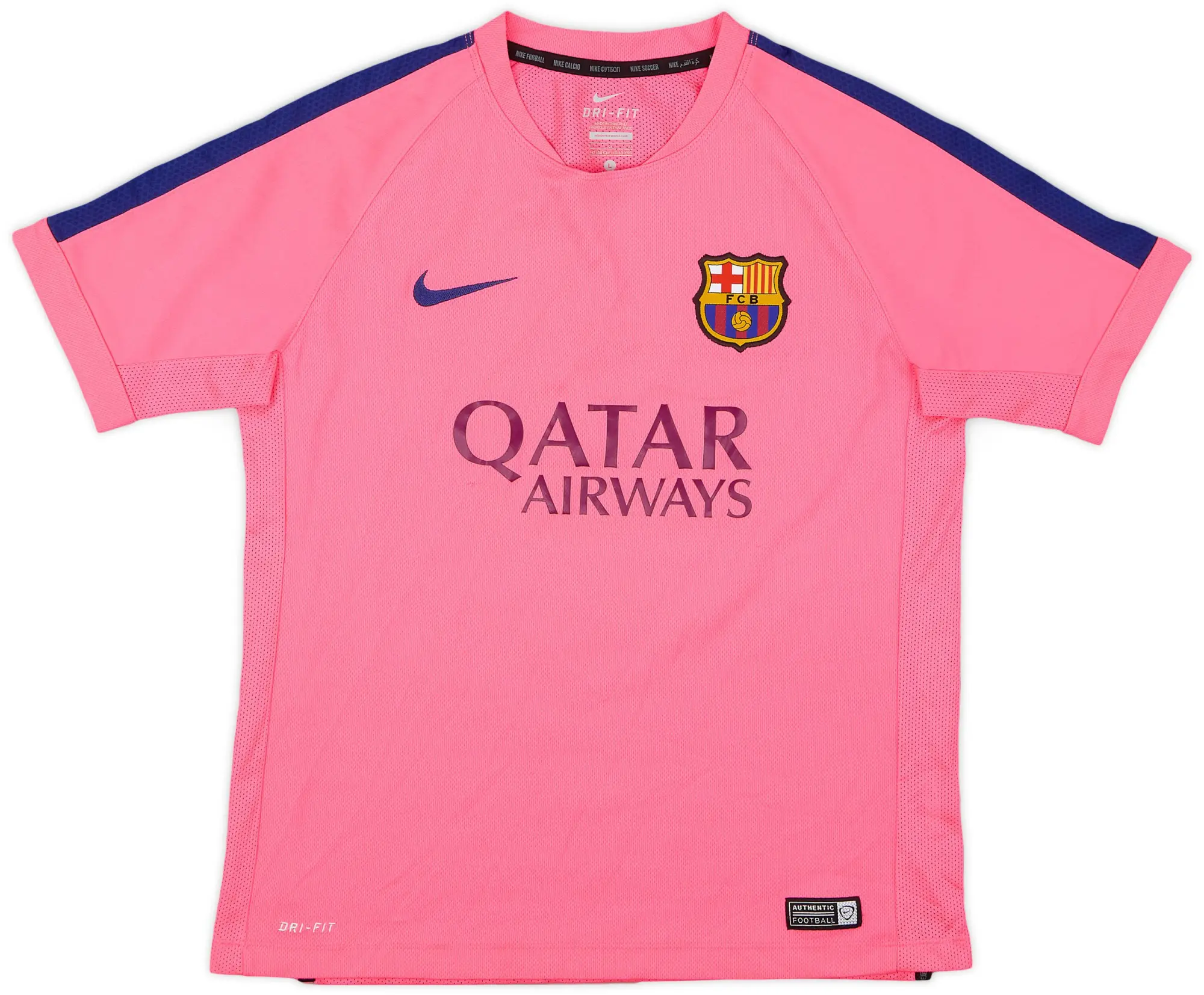 2014-15 Barcelona Nike Training Shirt - 9/10 - (L.Boys)