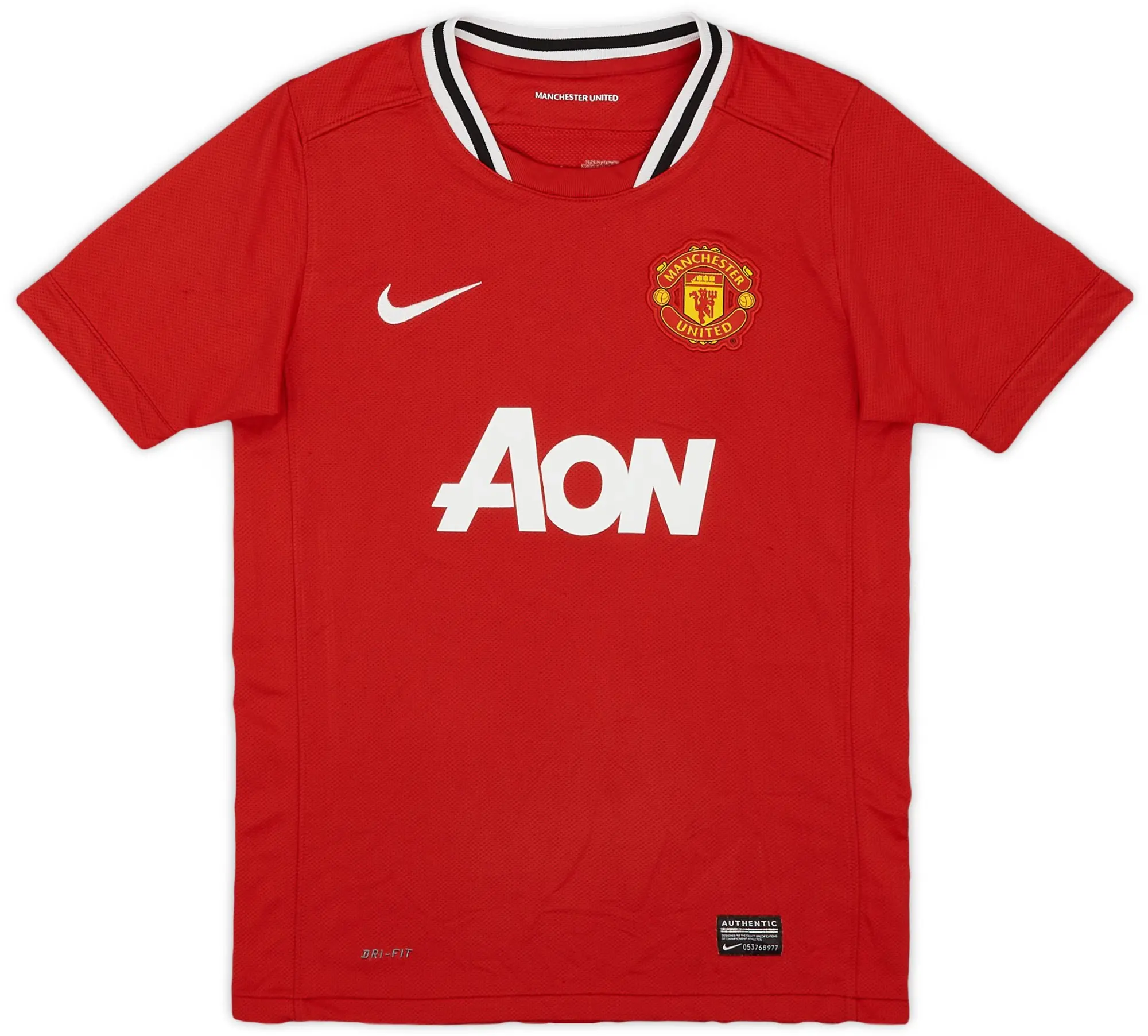 Nike 2011-12 Manchester United Home Shirt - 8/10 - (M.Boys)