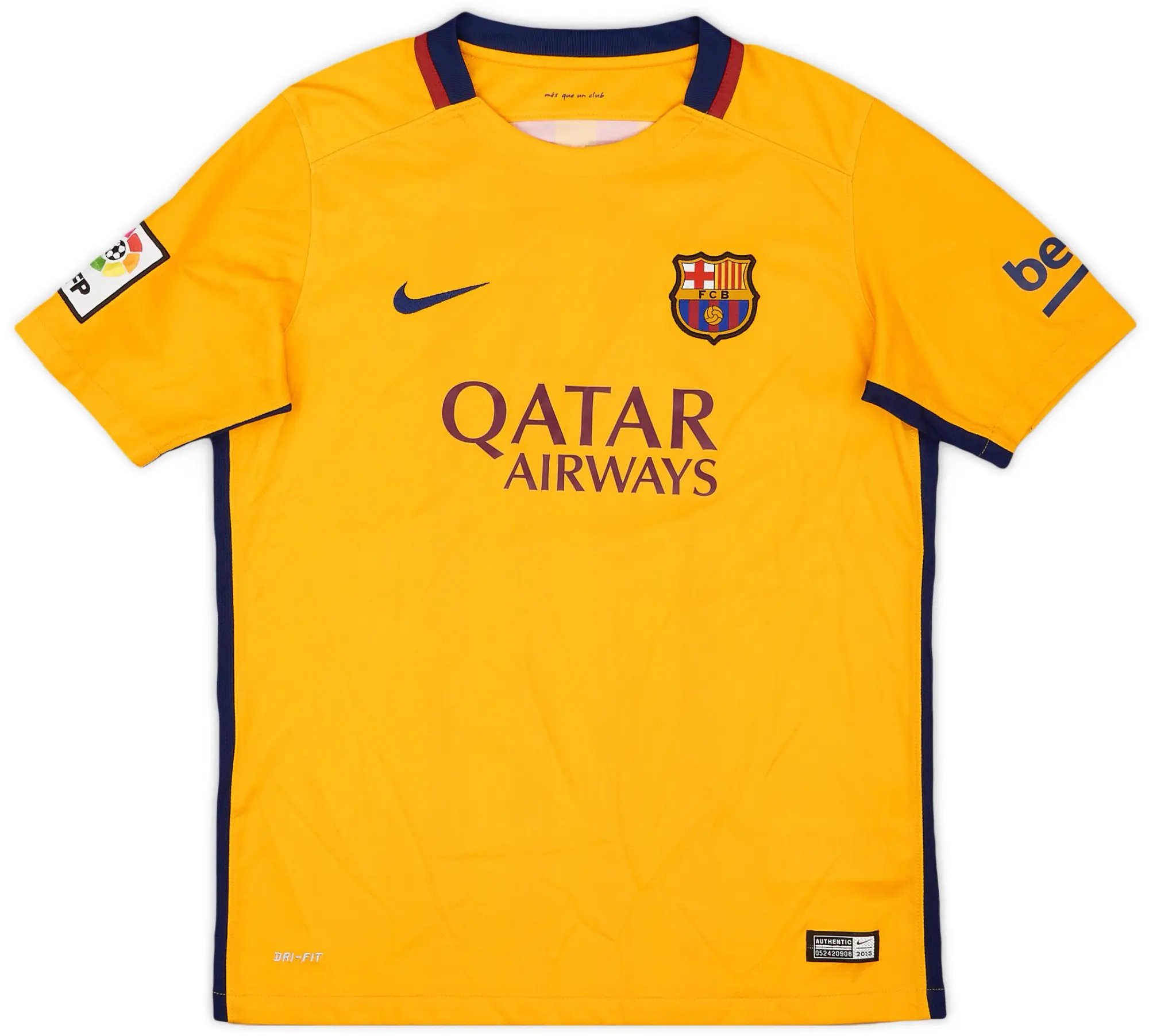 Nike 2015-16 Barcelona Away Shirt - 9/10 - (XL.Boys)