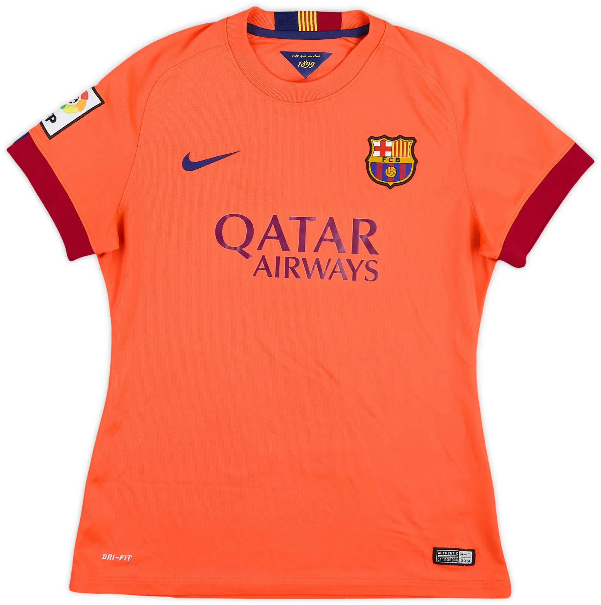 Nike 2014-15 Barcelona Away Shirt - 9/10 - (Women's M)