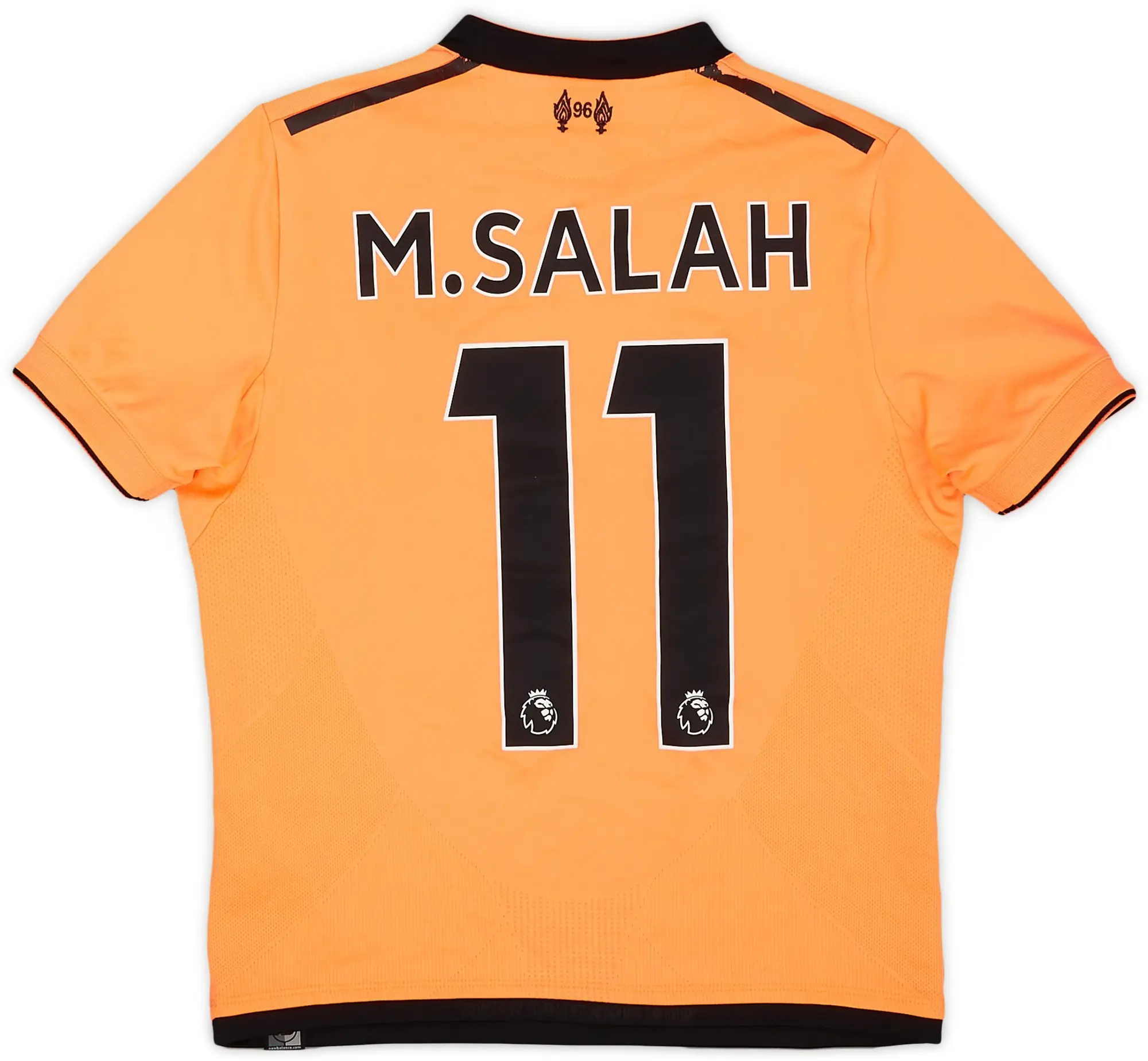 NewBalance 2017-18 Liverpool 125 Years Third Shirt M. Salah #11 - 7/10 - (M.Boys)