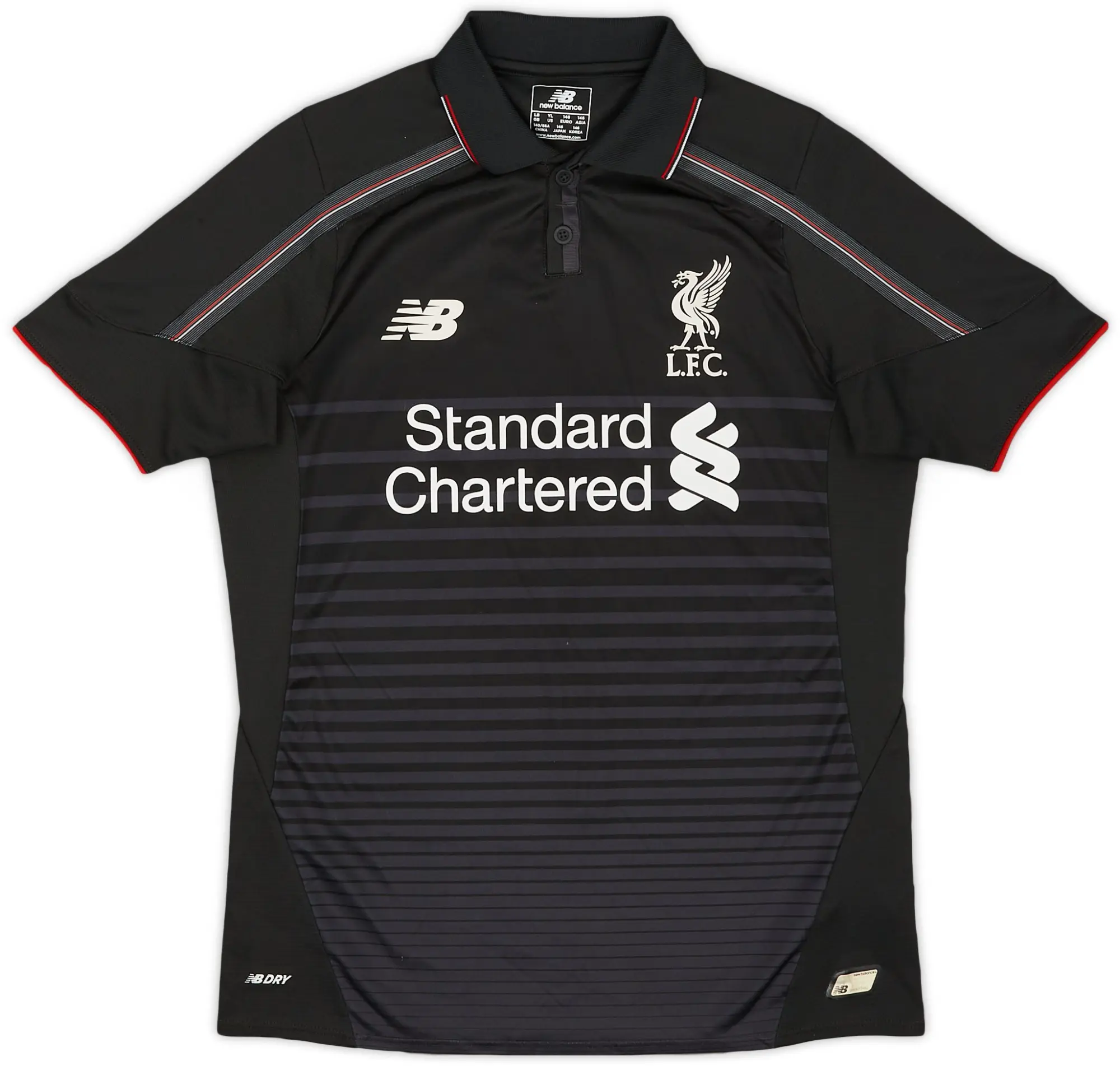 NewBalance 2015-16 Liverpool Third Shirt - 8/10 - (L.Boys)