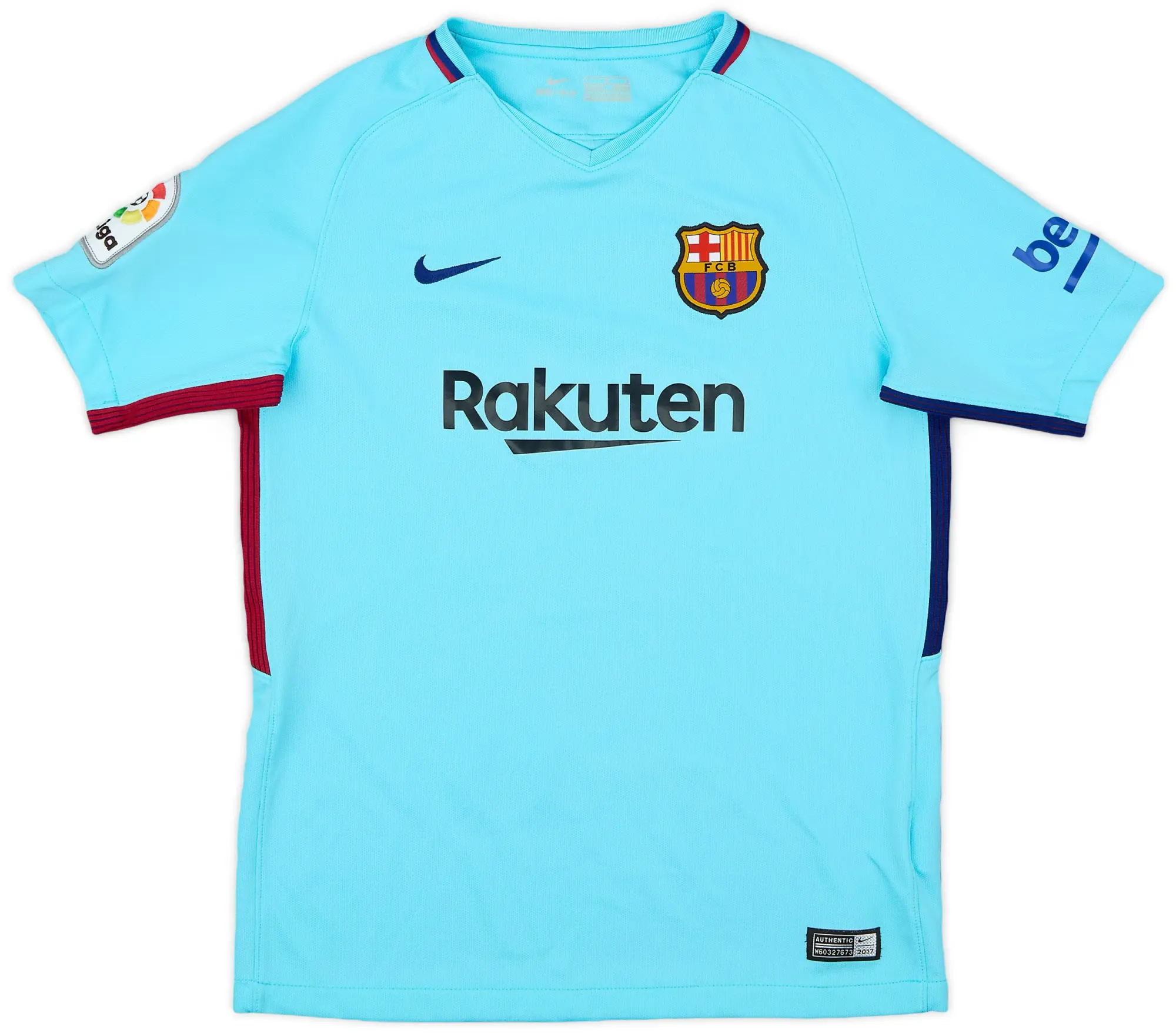 Nike 2017-18 Barcelona Away Shirt - 9/10 - (L.Boys)