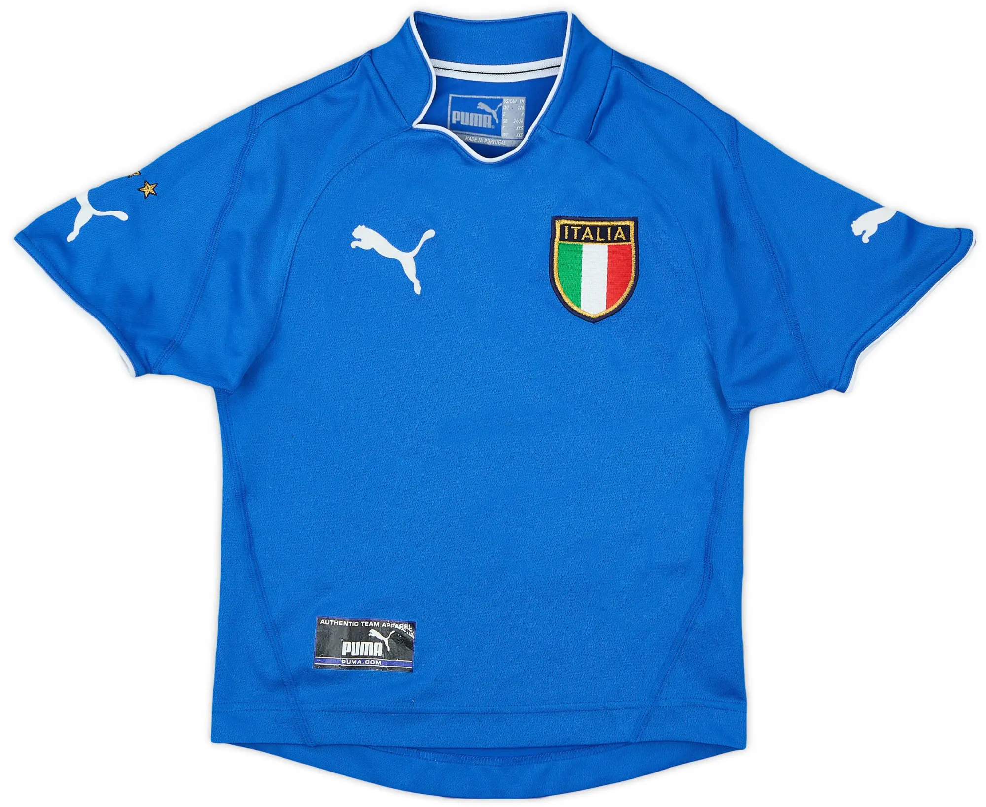 Puma 2003-04 Italy Home Shirt - 6/10 - (S.Boys)