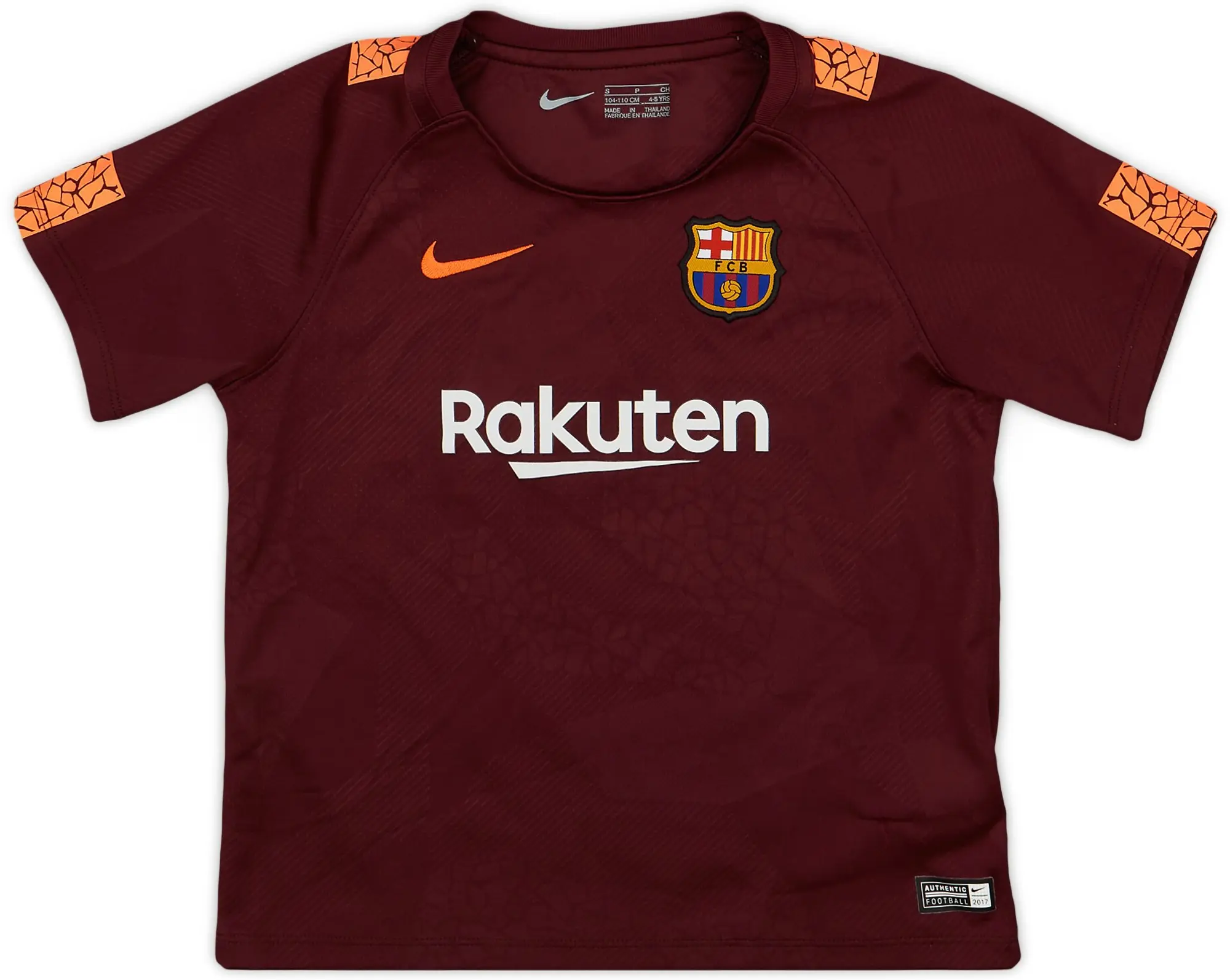 Nike 2017-18 Barcelona Third Shirt - 9/10 - (4-5 Years)