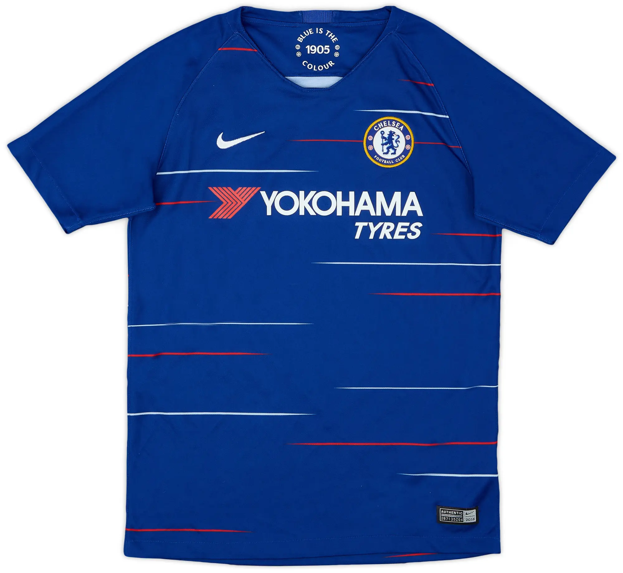 Nike 2018-19 Chelsea Home Shirt - 8/10 - (L.Boys)