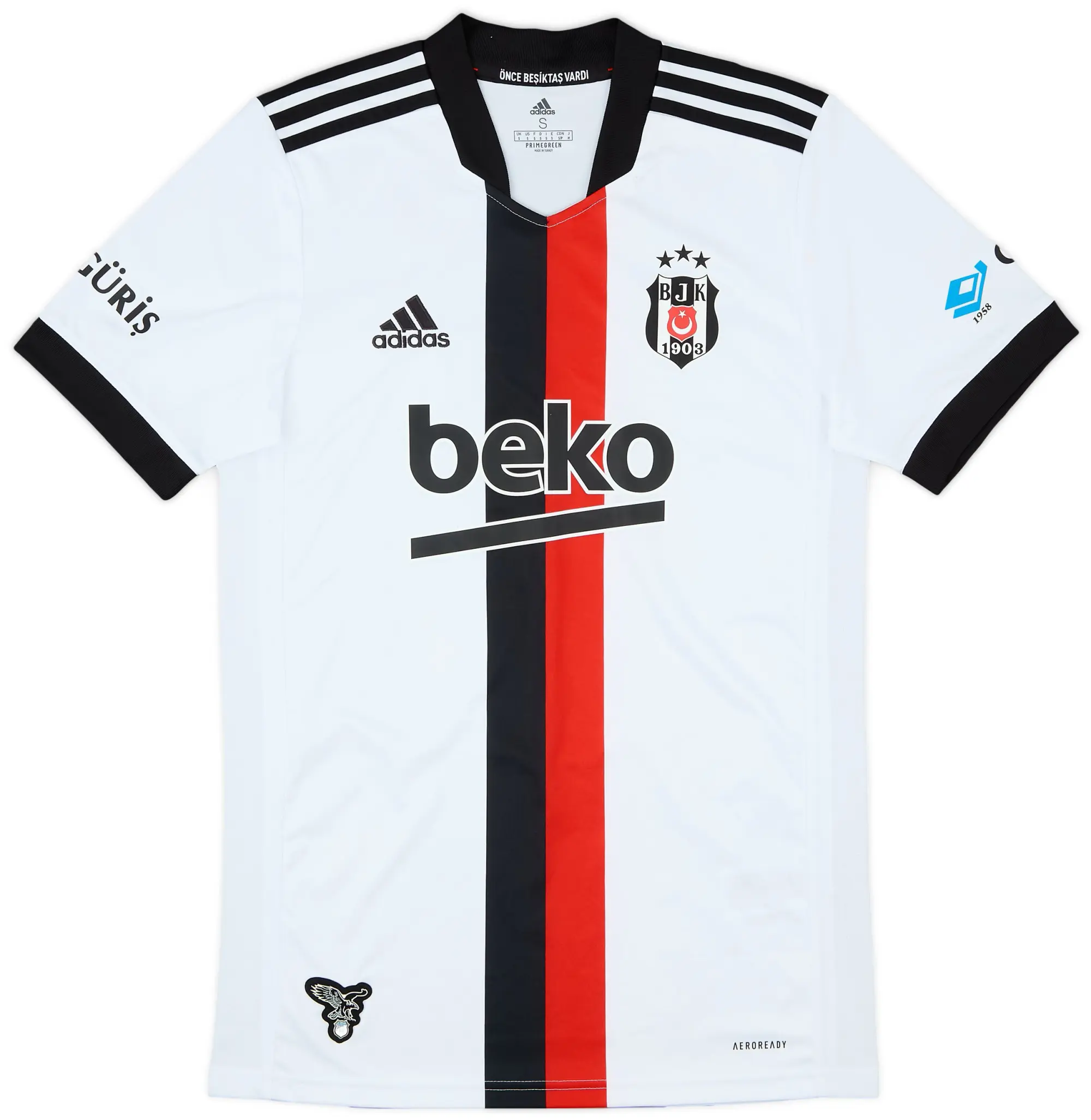 adidas 2021-22 Besiktas Home Shirt - 7/10 - (S)