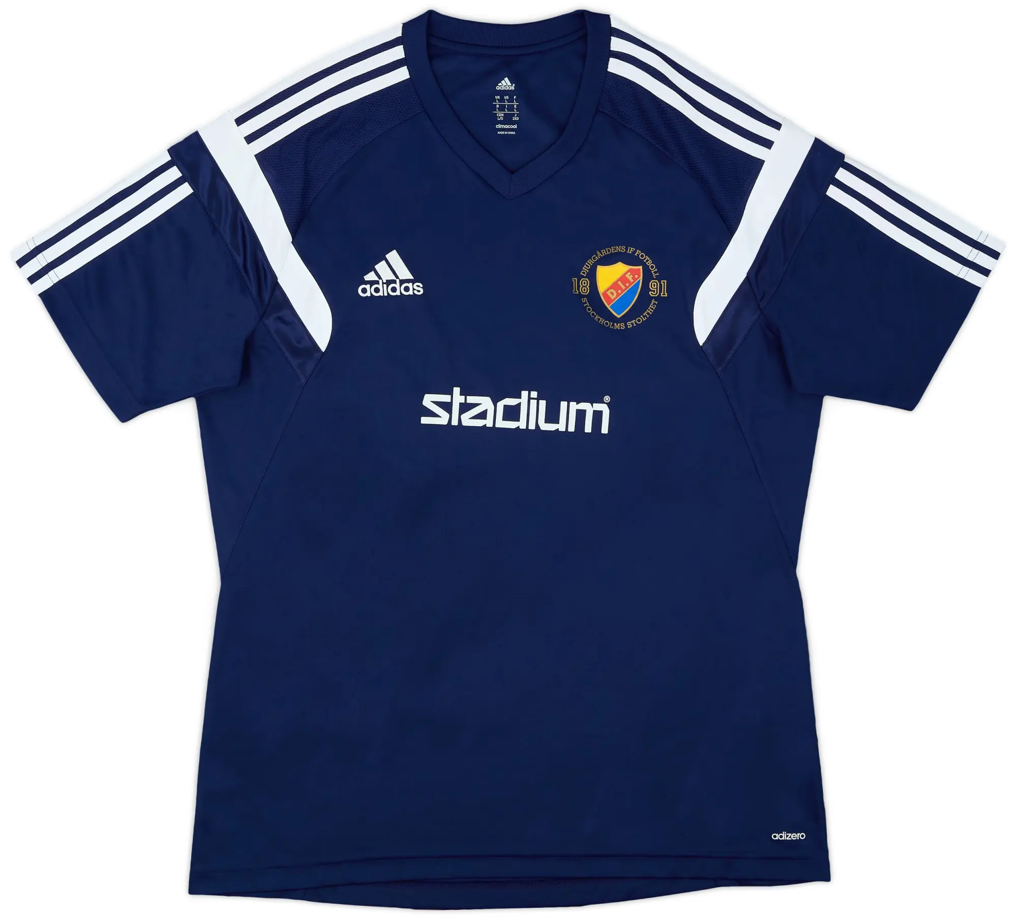 2013 Djurgardens adidas Training Shirt - 6/10 - (L)