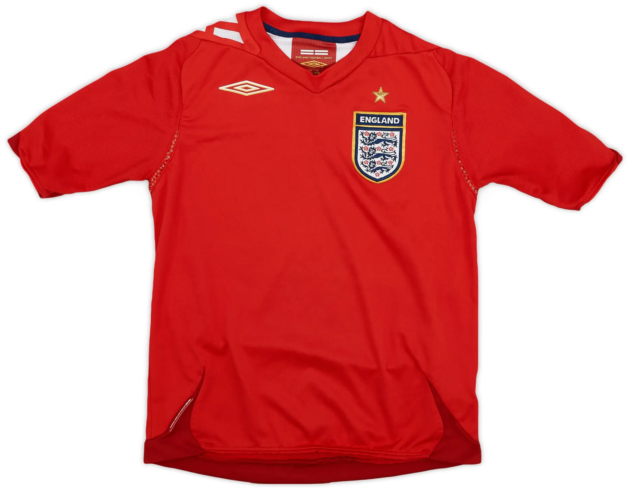 Umbro 2006-08 England Away Shirt - 7/10 - (S.Boys)