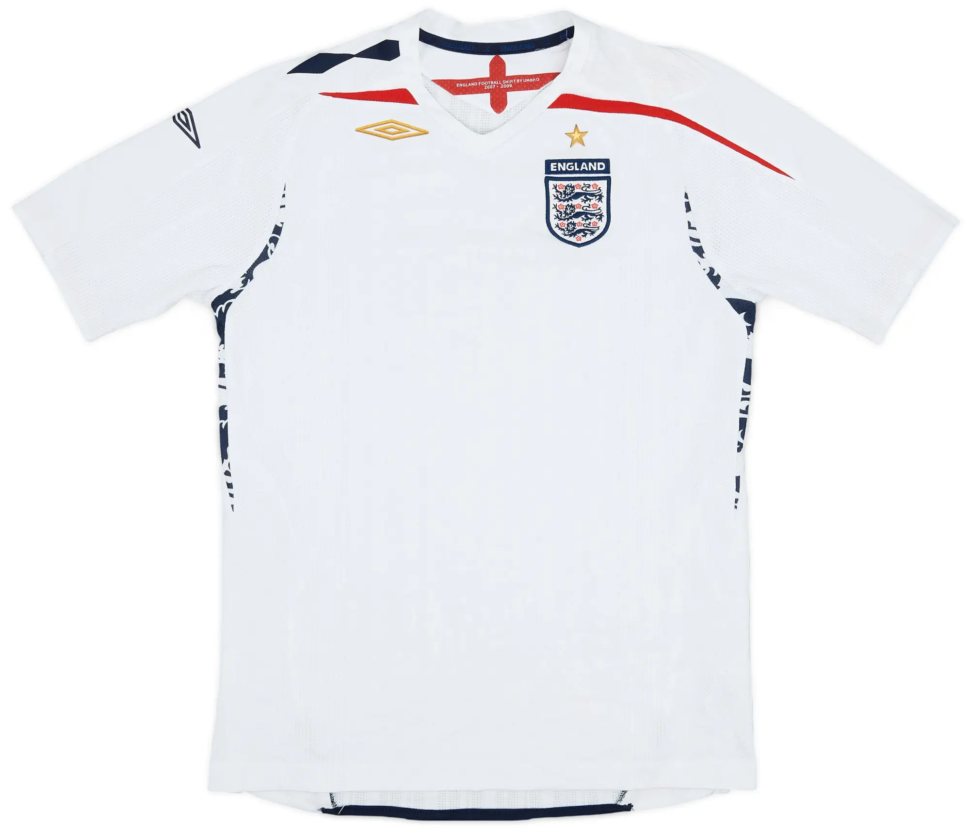 Umbro 2007-09 England Home Shirt - 9/10 - (XL.Boys)