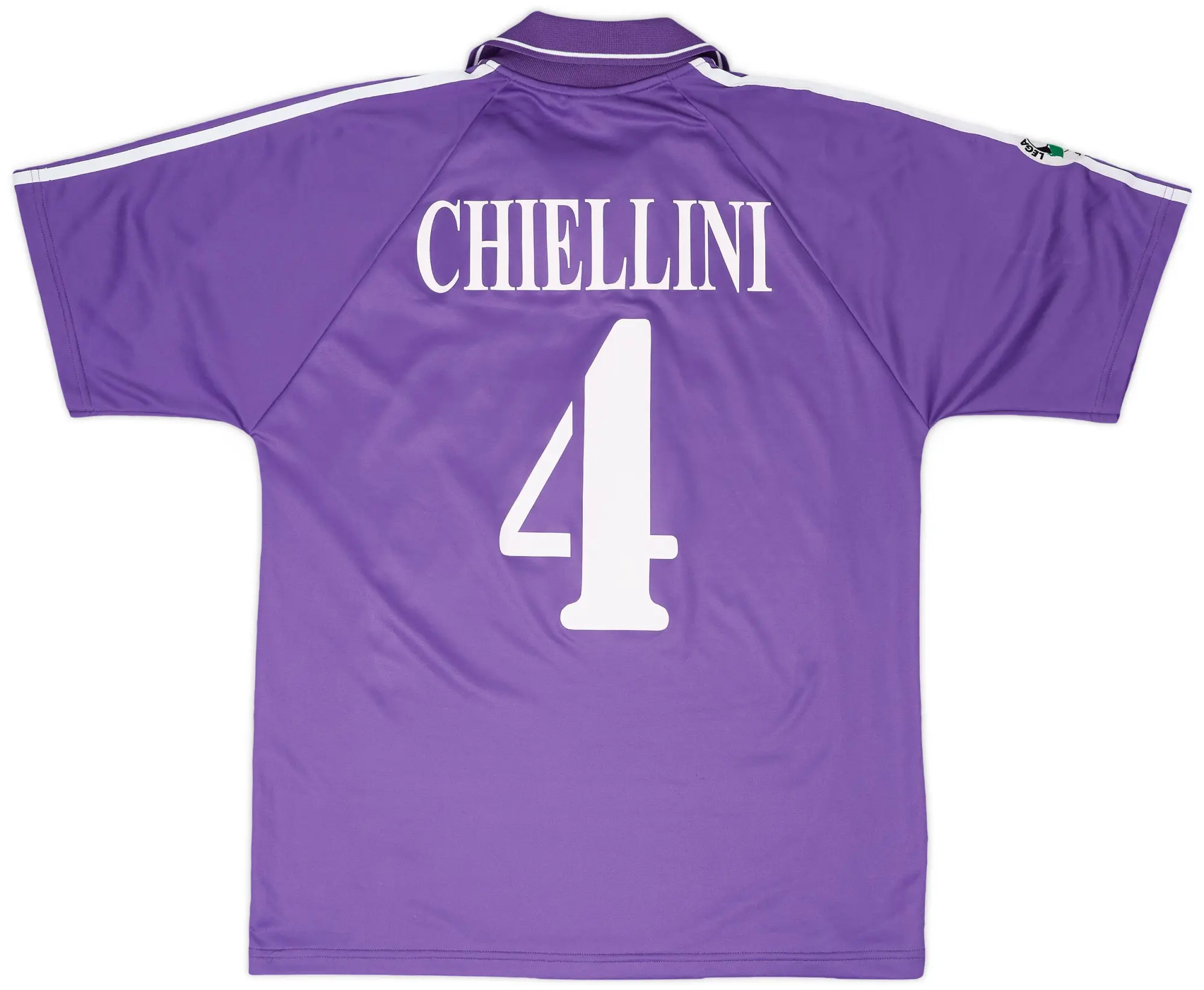 adidas 2004-05 Fiorentina Match Issue Home Shirt Chiellini #4