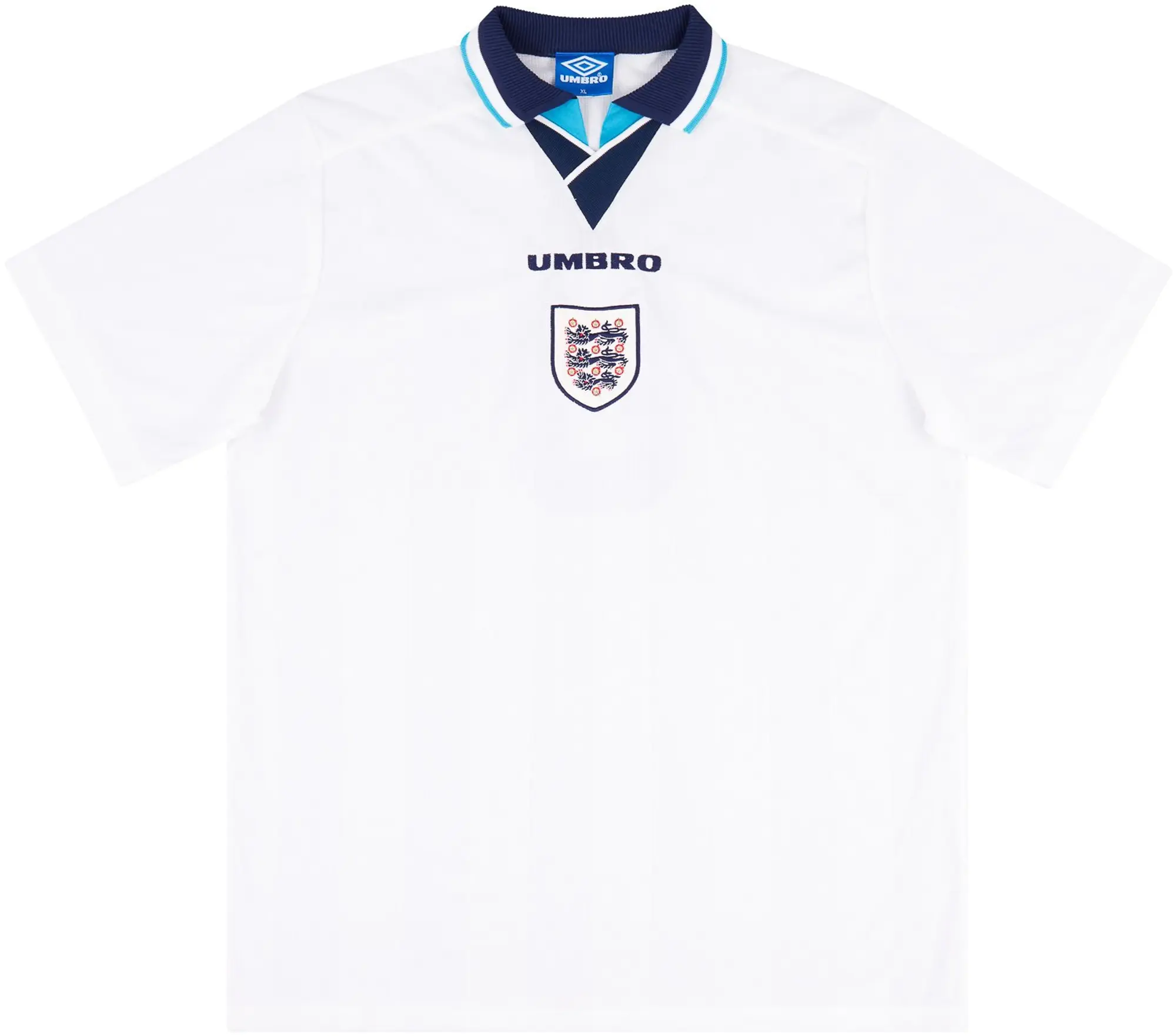 Umbro 1995-97 England Match Issue Home Shirt #8