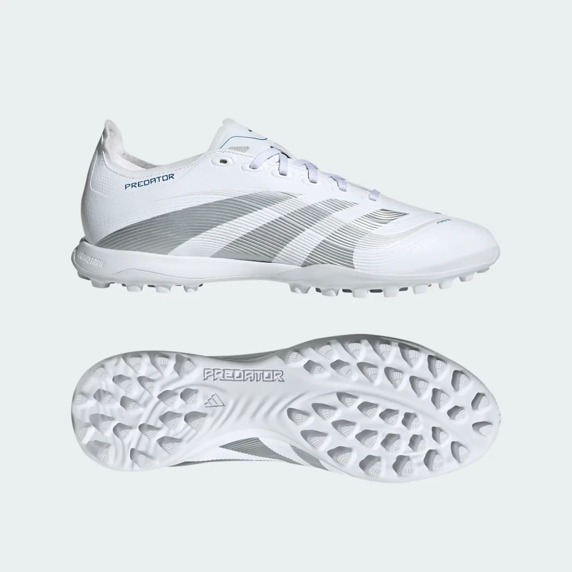 Adidas Predator League Tf Polar Victory - Footwear White/Silver Metallic/Bright Royal - ['White']