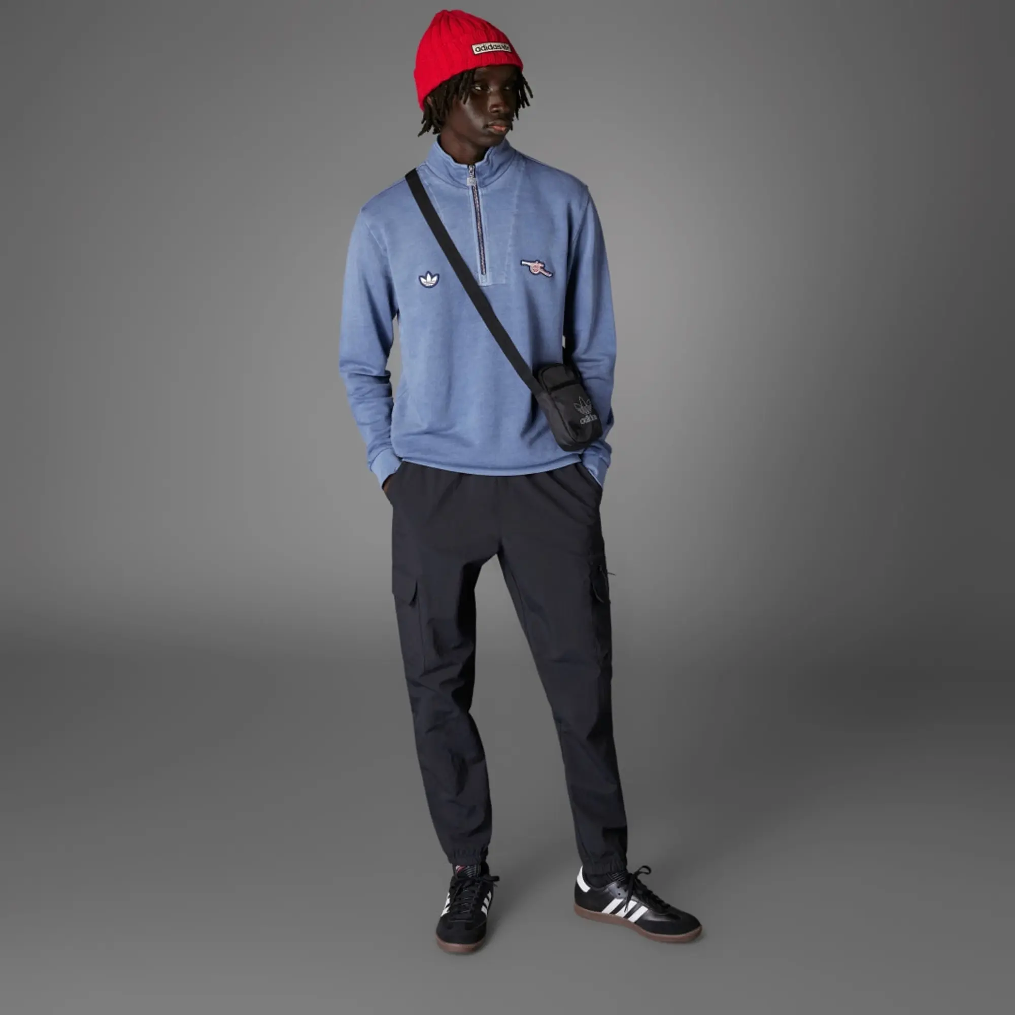 adidas Originals Arsenal 24 25 Terrace Icon 1 2 Zip Top