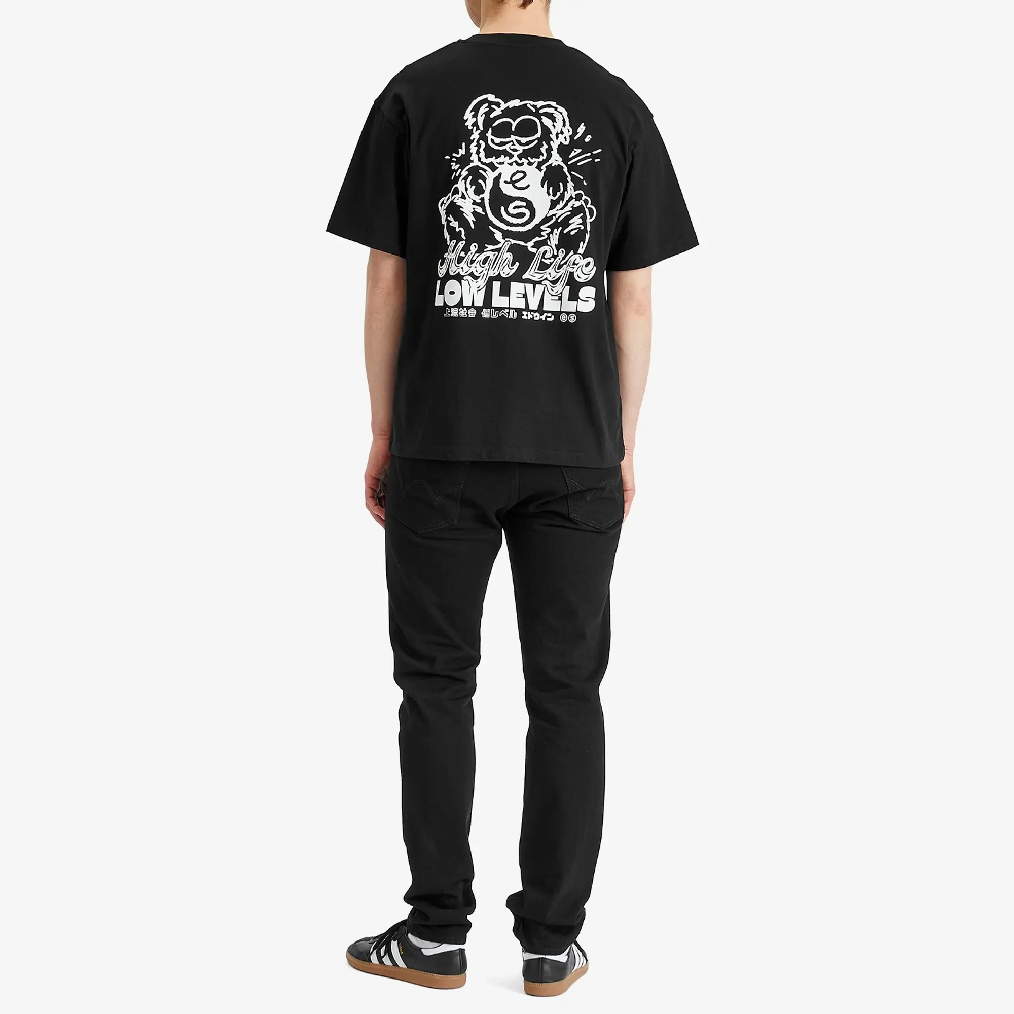 Edwin Men's High Bear T-Shirt Black
