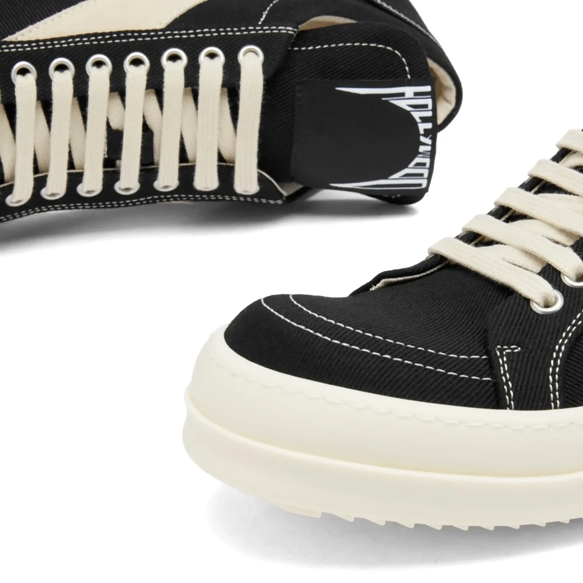 Sneakers Rick Owens Drkshdw Vintage Sneaks Black/ Milk/ Milk Eur 44