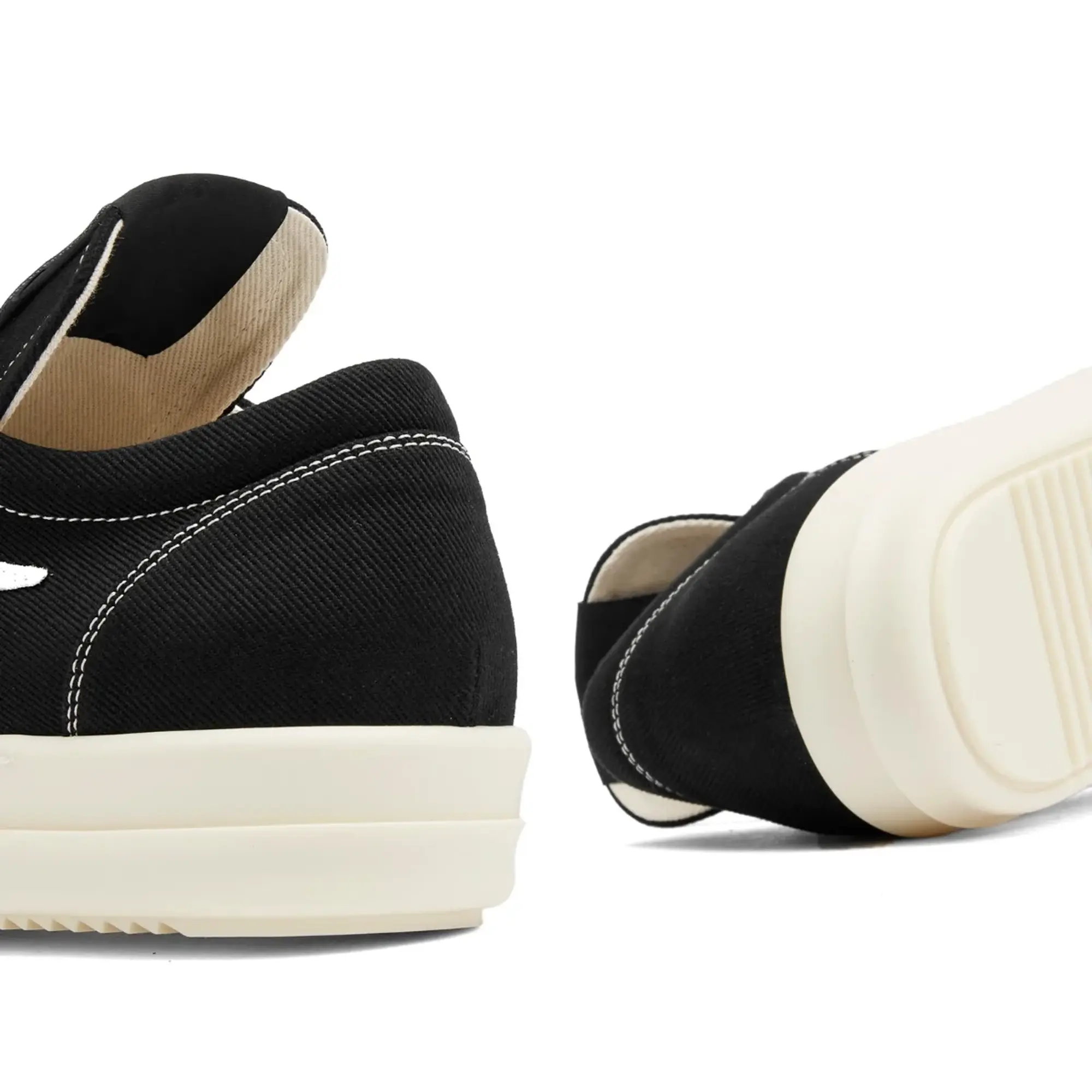 Sneakers Rick Owens Drkshdw Vintage Sneaks Black/ Milk/ Milk Eur 44