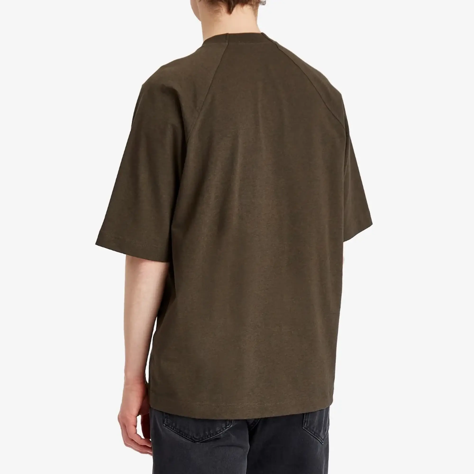 Jacquemus Men's Typo Chest Logo T-Shirt Multi-Brown
