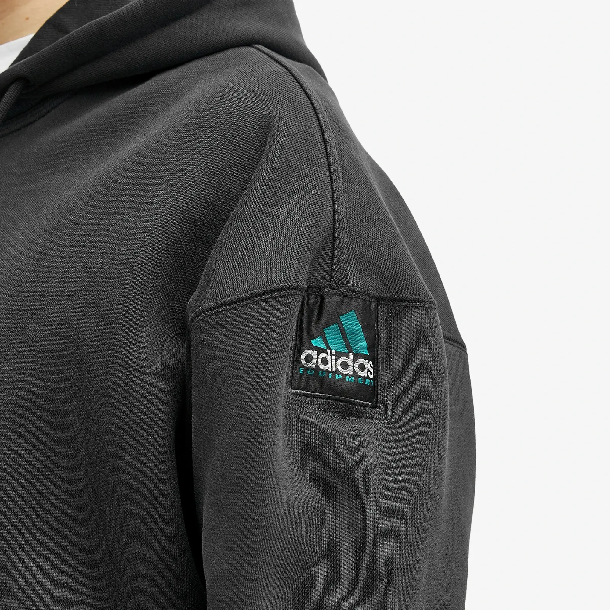 Sweatshirt Adidas Equipment Fleece Full - Zip Hoodie Black/ Black L