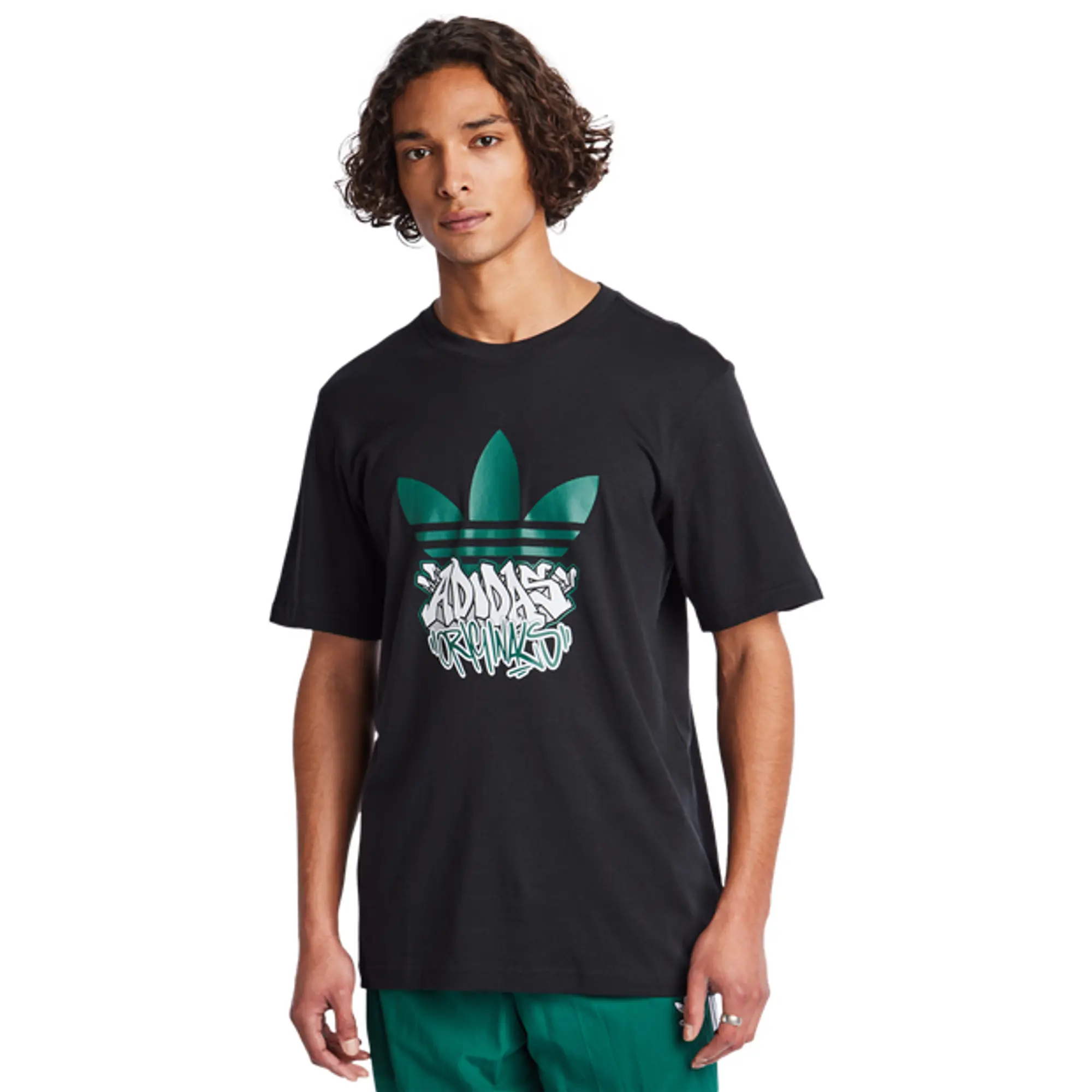 Adidas Graphics Men T-Shirts - Black