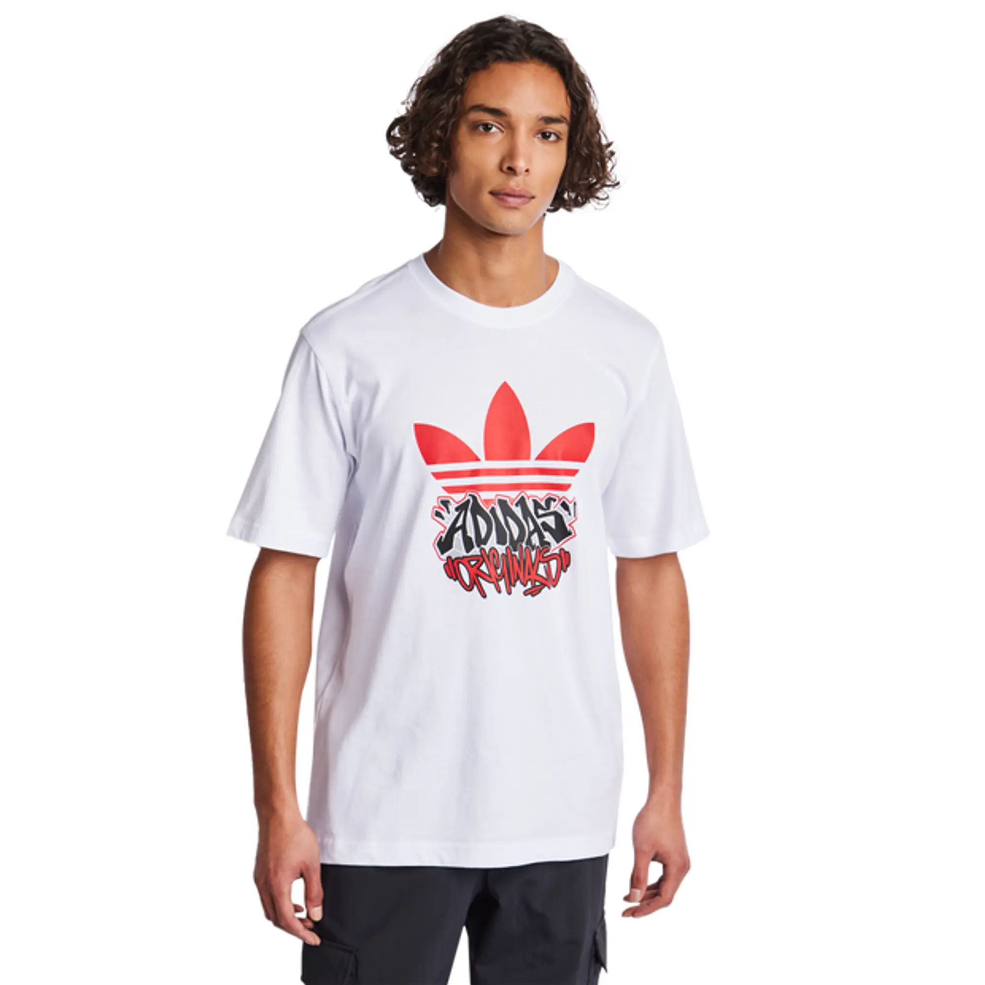 Adidas Graphics Men T-Shirts - White