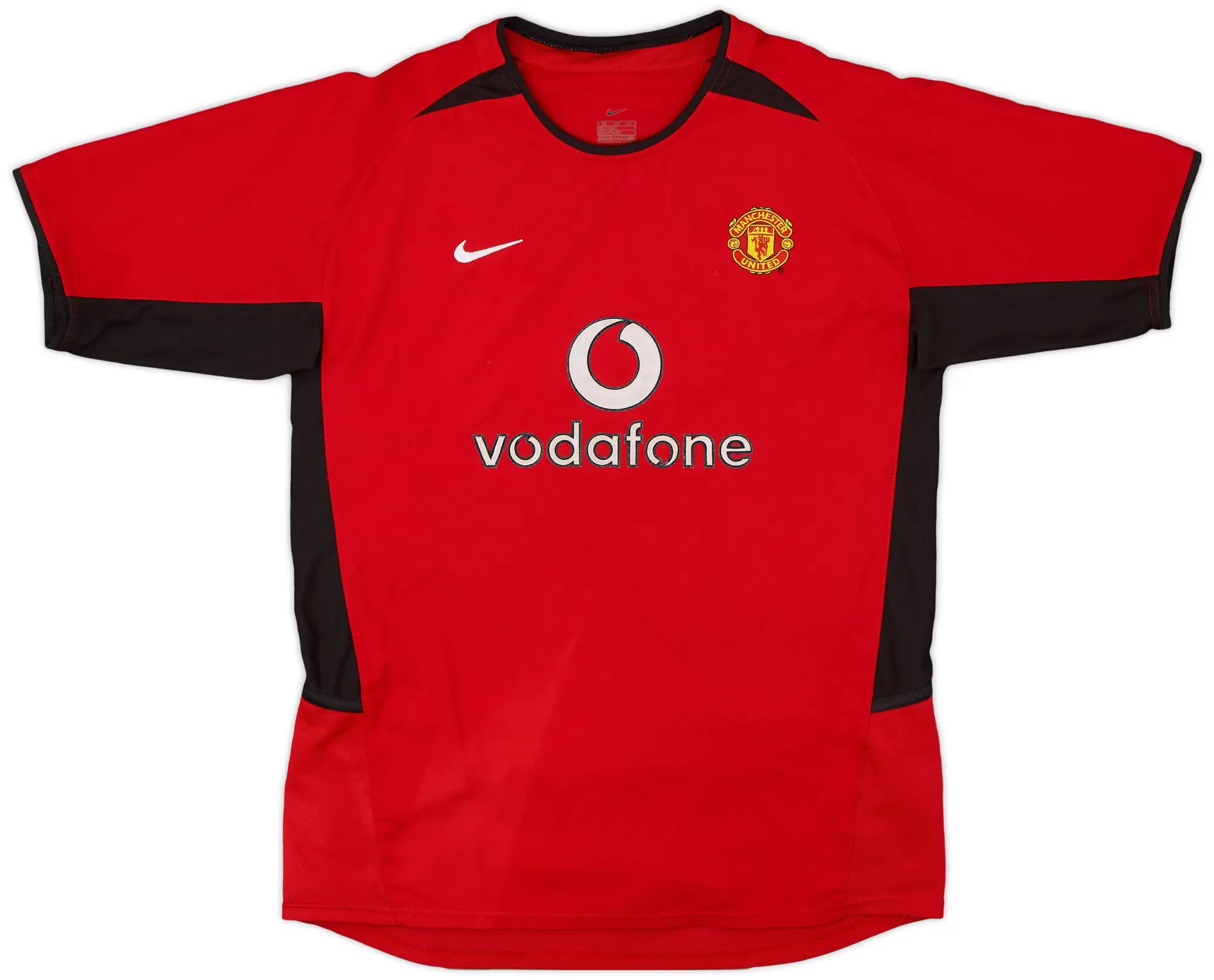 Nike 2002-04 Manchester United Home Shirt - 6/10 - (XL.Boys)