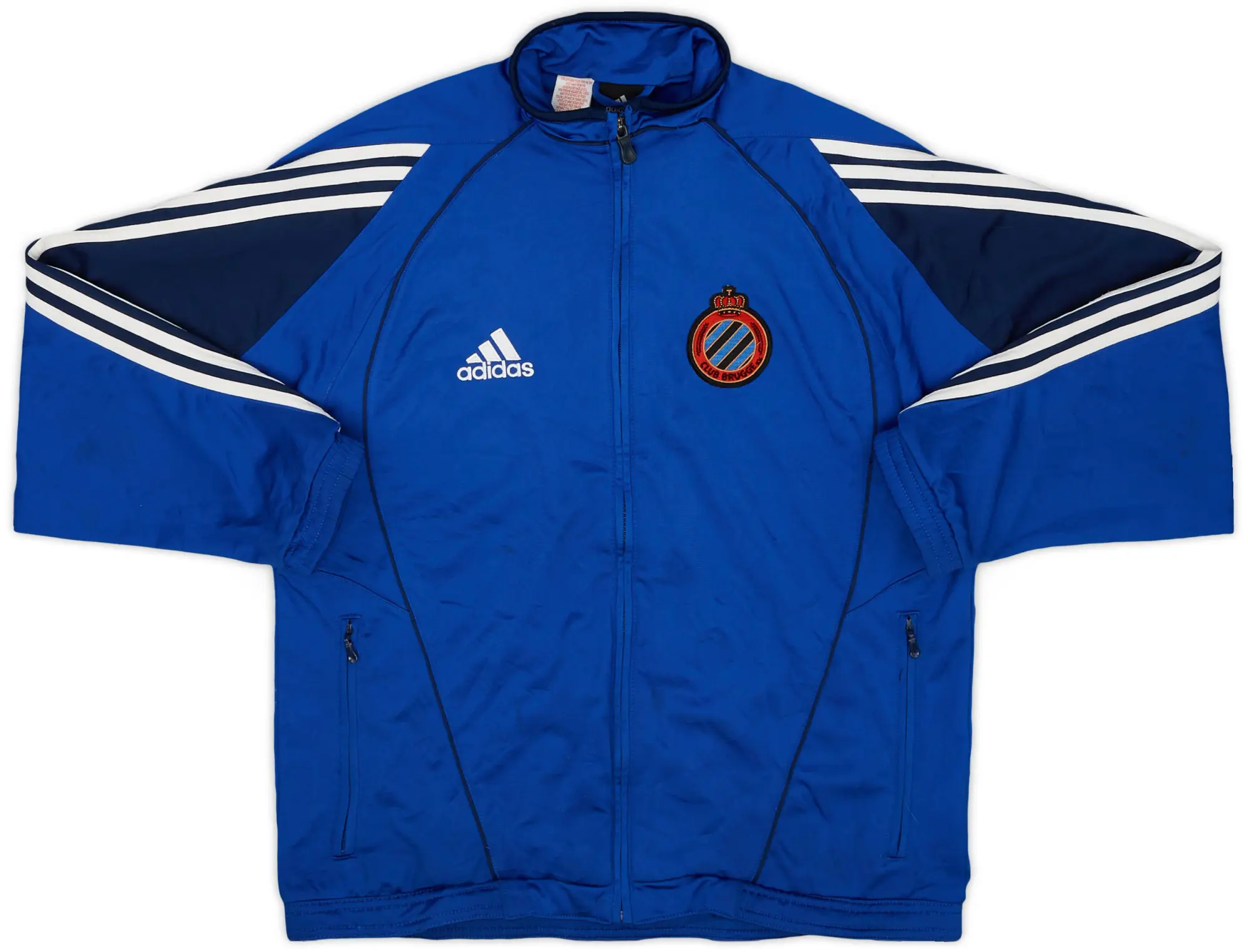 2006-07 Club Brugge adidas Track Jacket - 8/10 - (L.Boys)