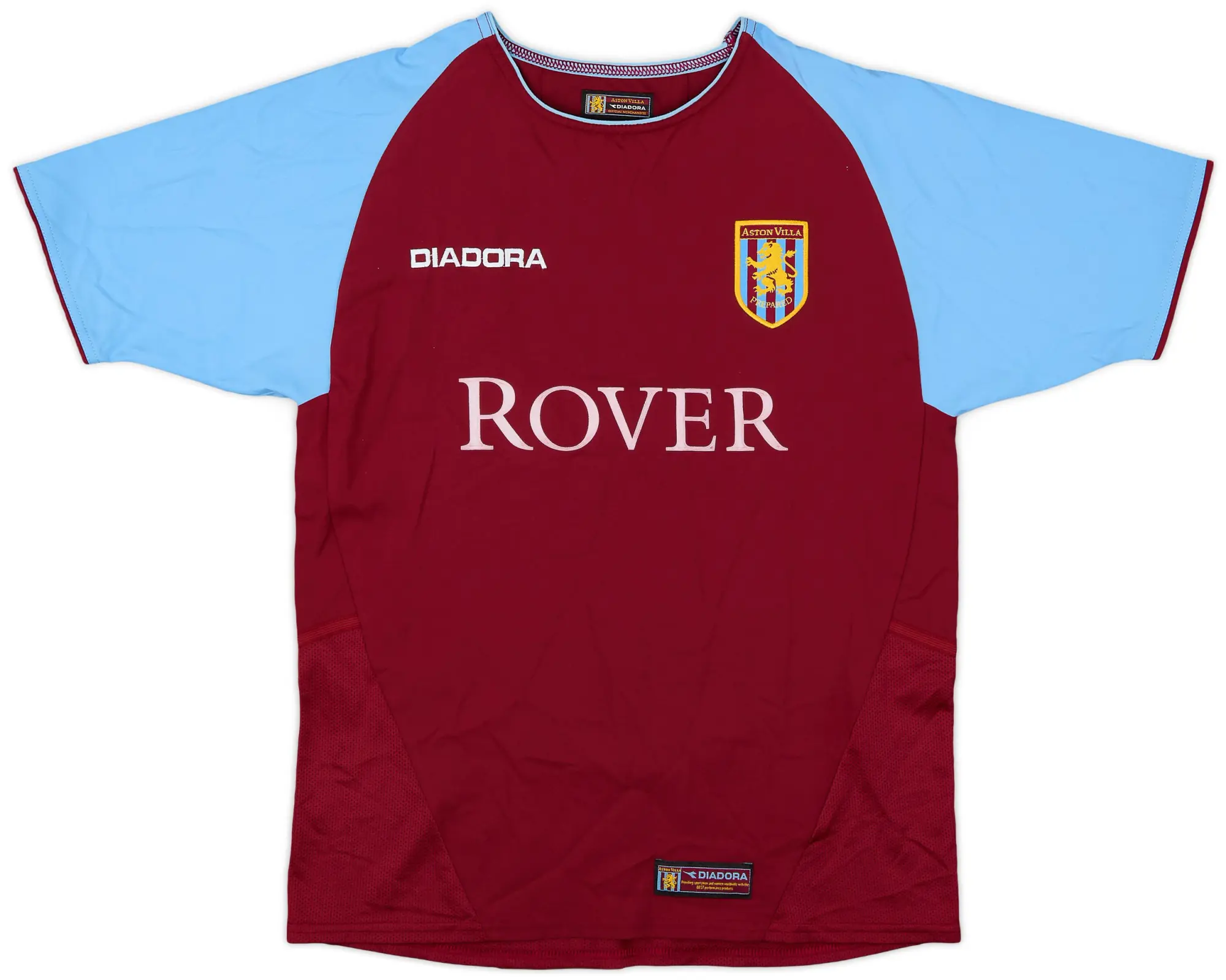 Diadora 2003-04 Aston Villa Home Shirt - 8/10 - (L.Boys)