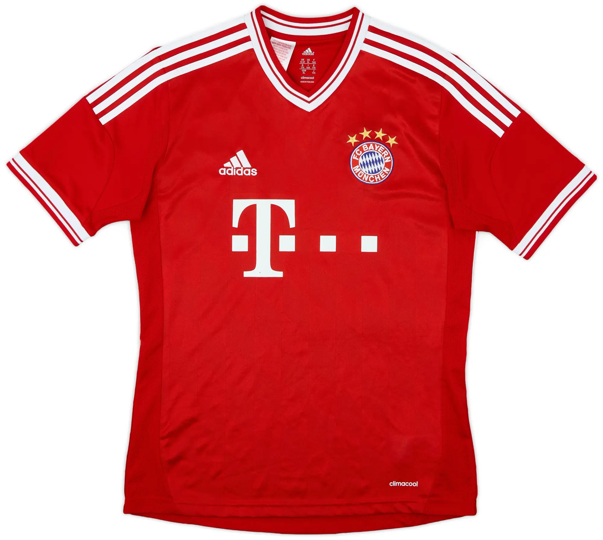 adidas 2013-14 Bayern Munich Home Shirt - 9/10 - (XL.Boys)