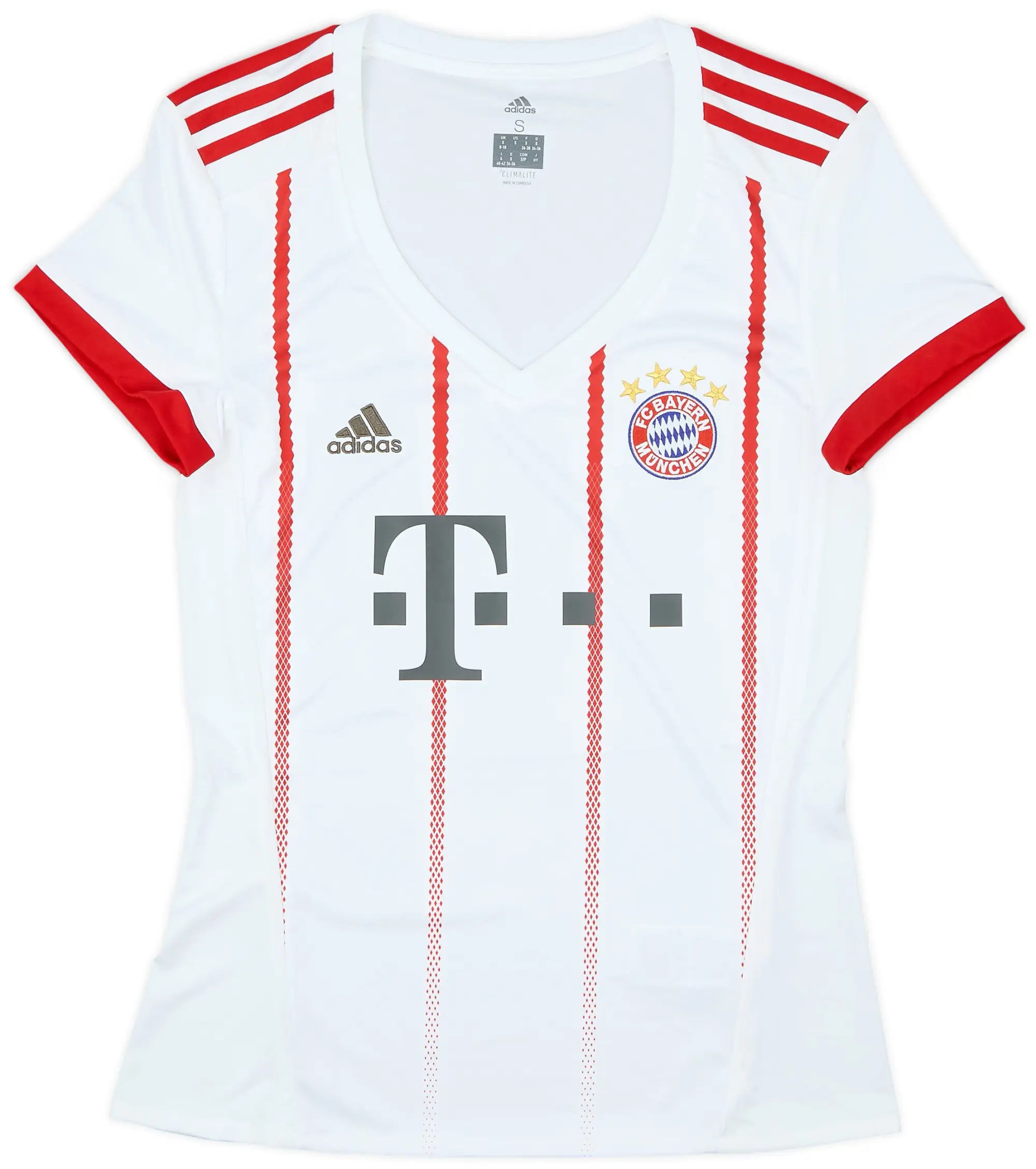 adidas 2017-18 Bayern Munich European Third Shirt - 9/10 - (Women's S)