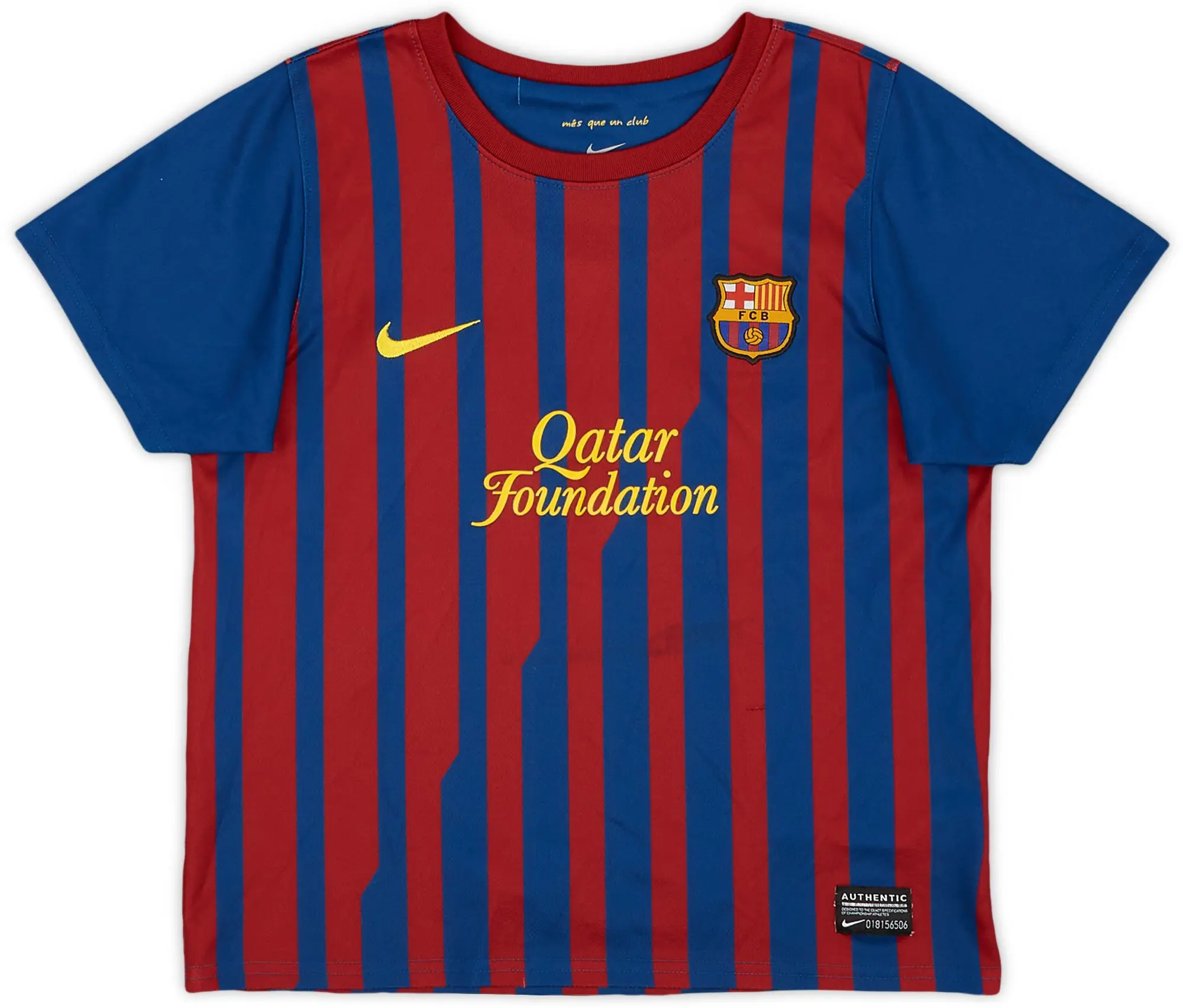 Nike 2011-12 Barcelona Home Shirt - 7/10 - (7-8 Years)