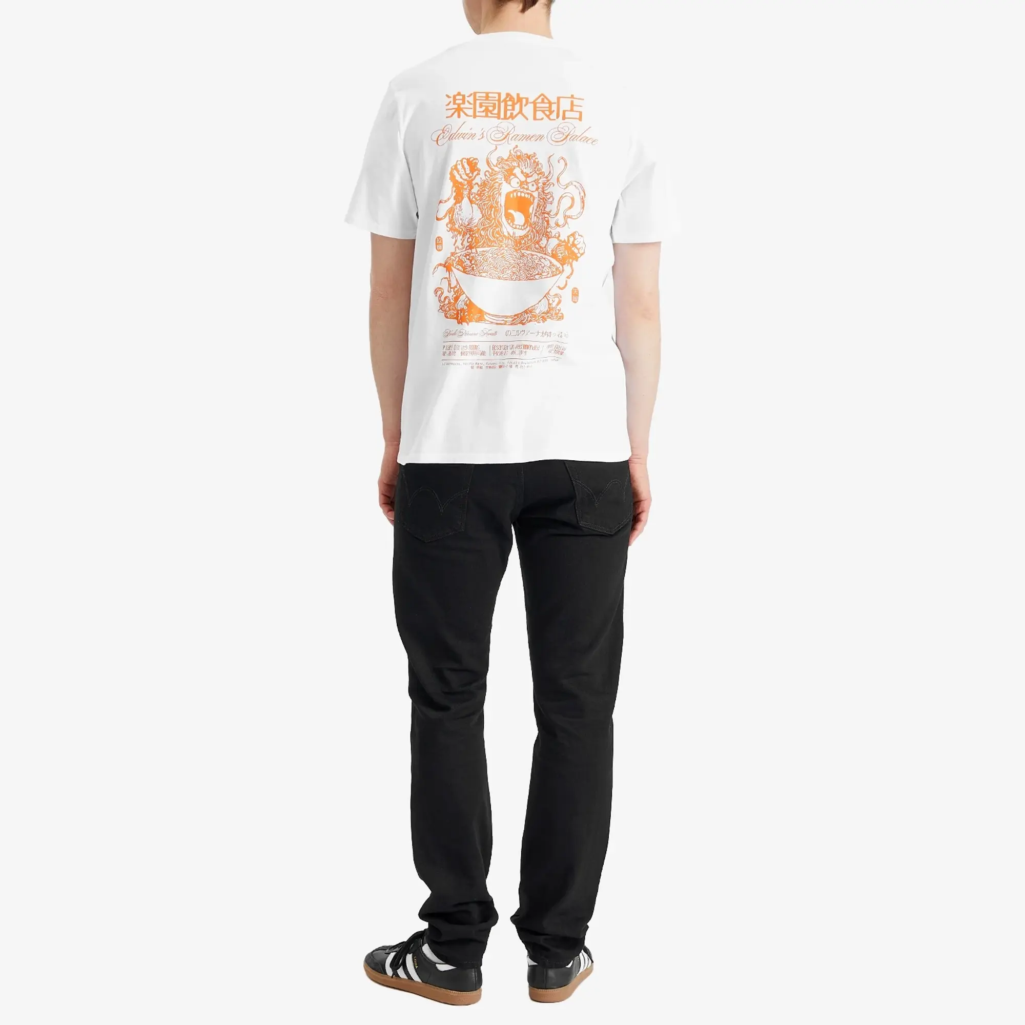 Edwin Men's Ramen Palace T-Shirt White