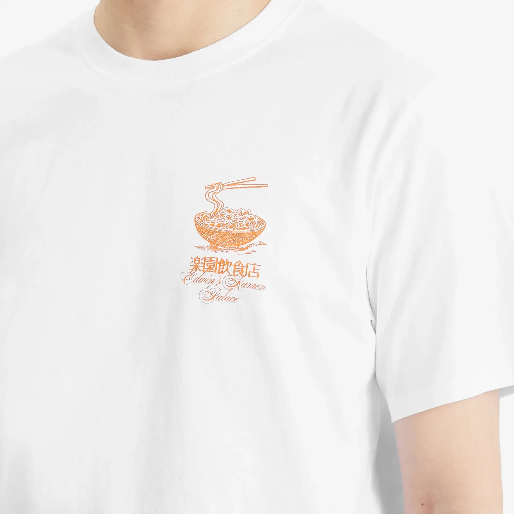 Edwin Men's Ramen Palace T-Shirt White